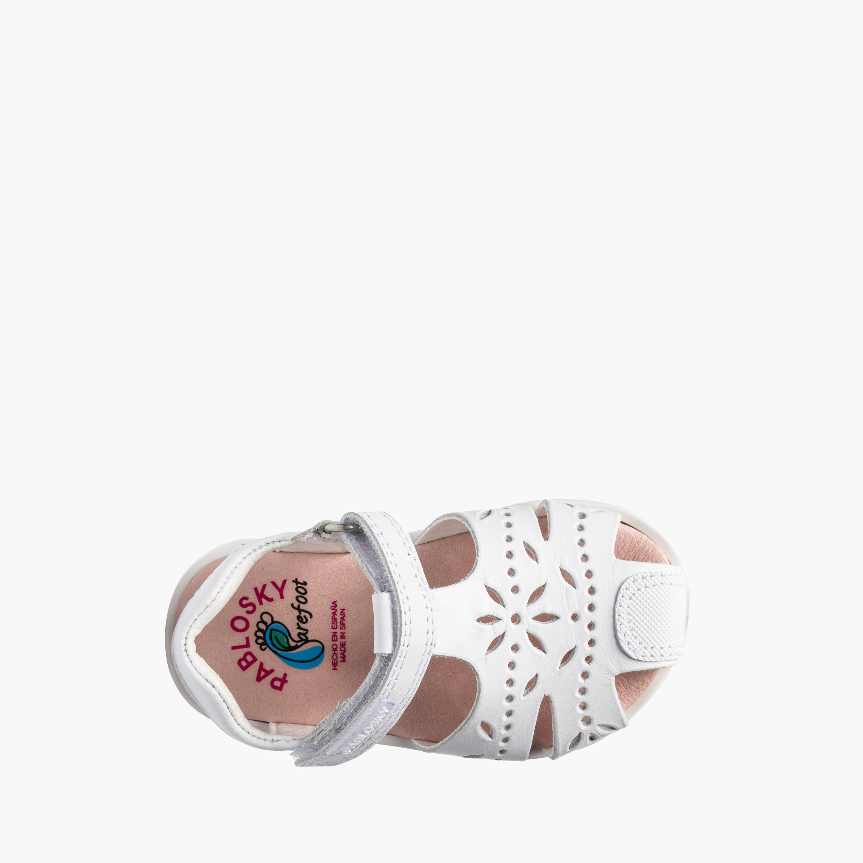 Pablosky Comfort Sandals with Hook & Loop Closure-baby-girls-shoes-sandals-image-4
