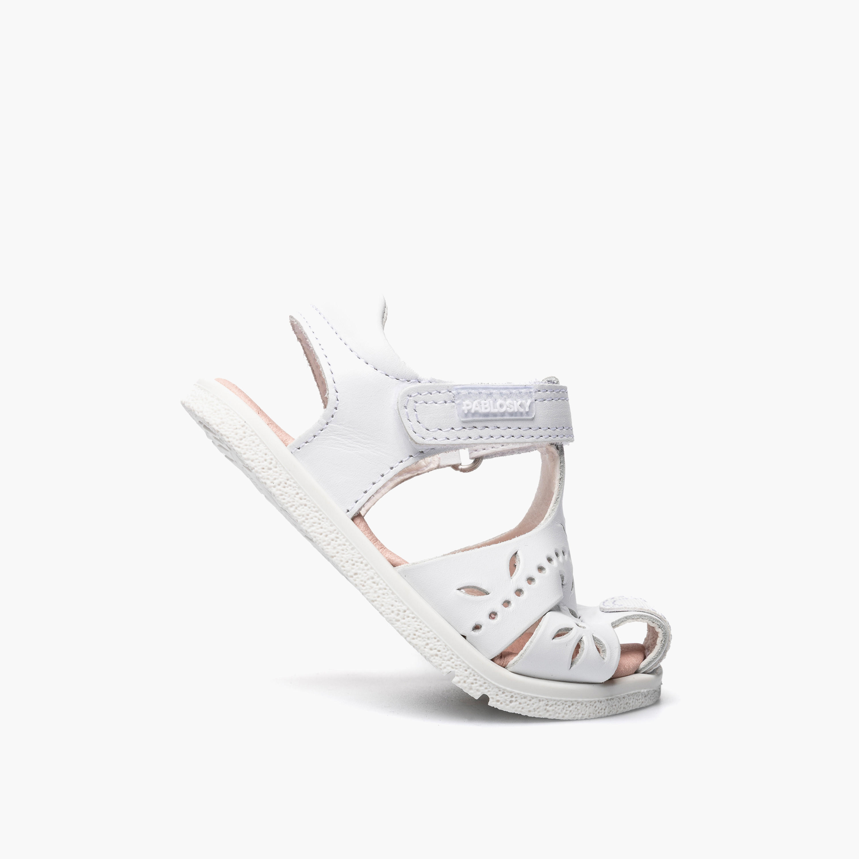 Pablosky Comfort Sandals with Hook & Loop Closure-baby-girls-shoes-sandals-image-5
