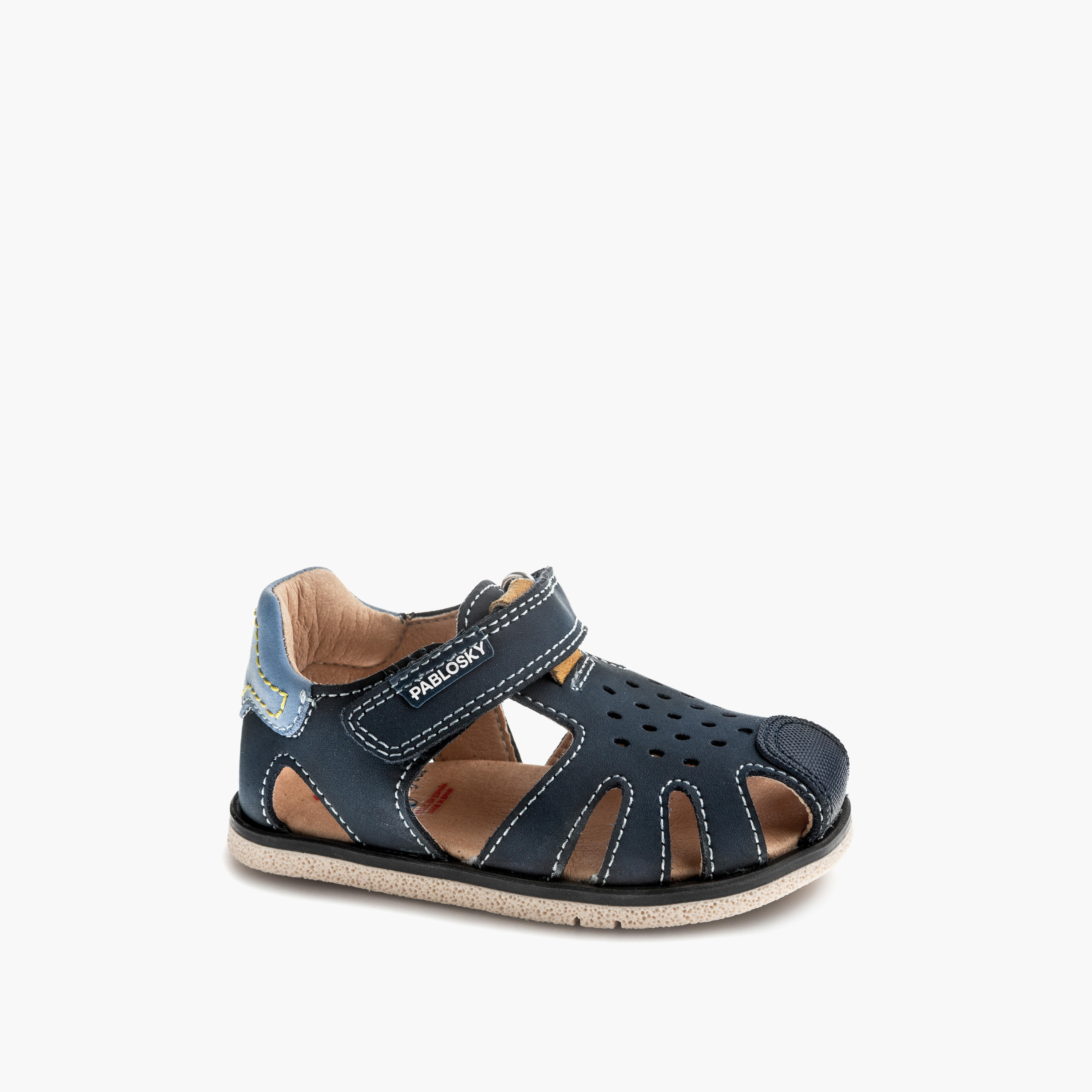 Pablosky Comfort Sandals with Hook & Loop Closure-baby-boys-shoes-sandals-image-1