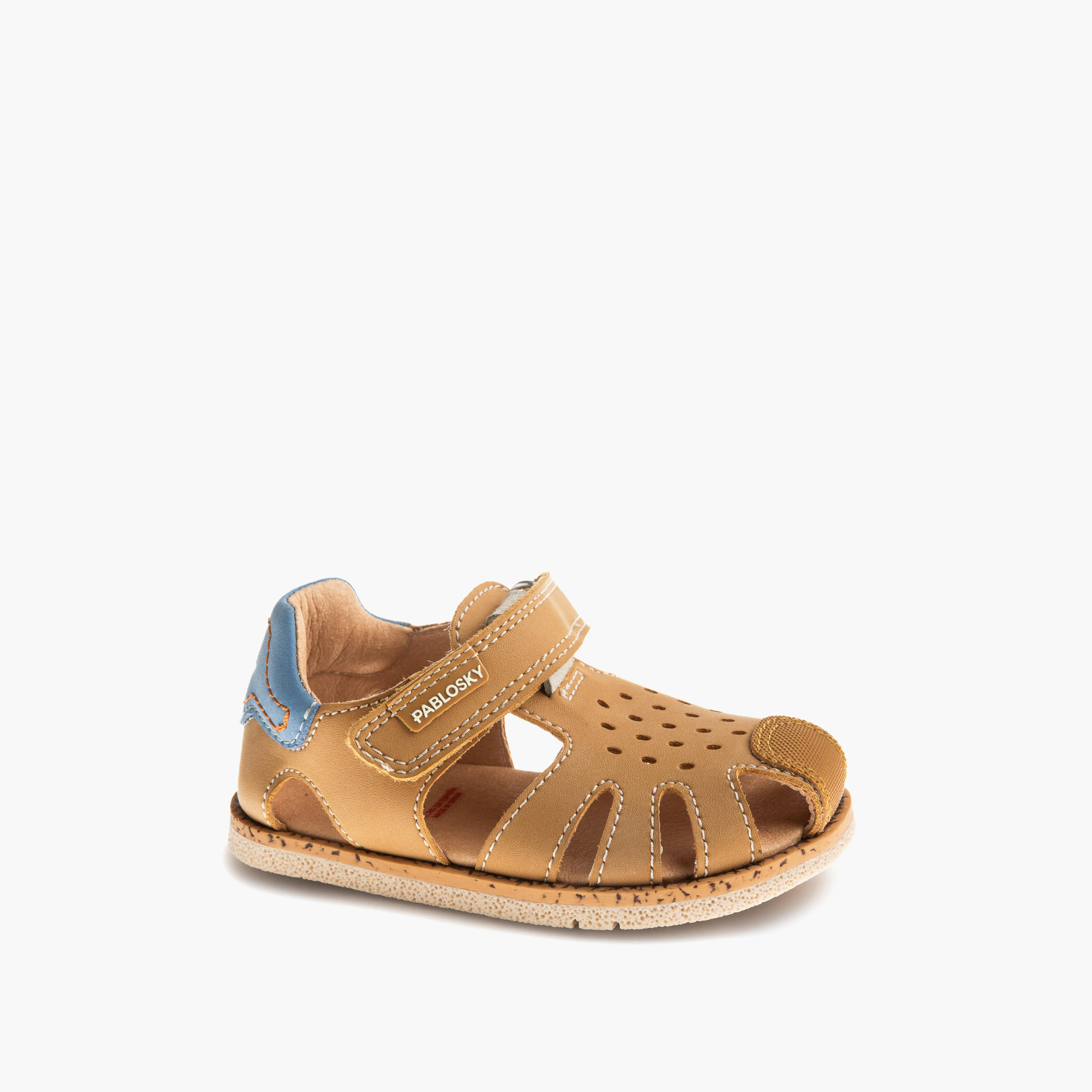 Pablosky Comfort Sandals with Hook & Loop Closure-baby-boys-shoes-sandals-image-1