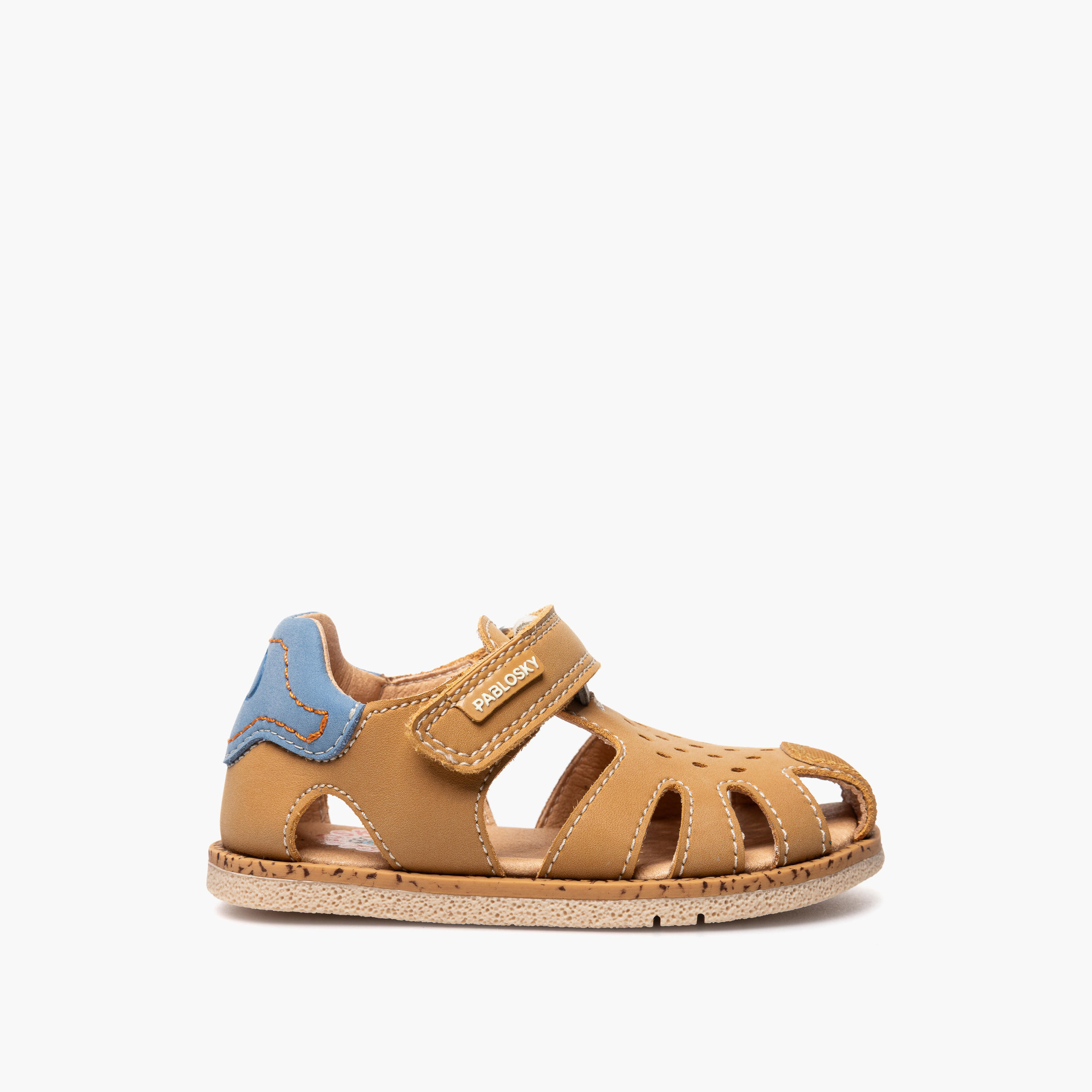 Pablosky Comfort Sandals with Hook & Loop Closure-baby-boys-shoes-sandals-image-2