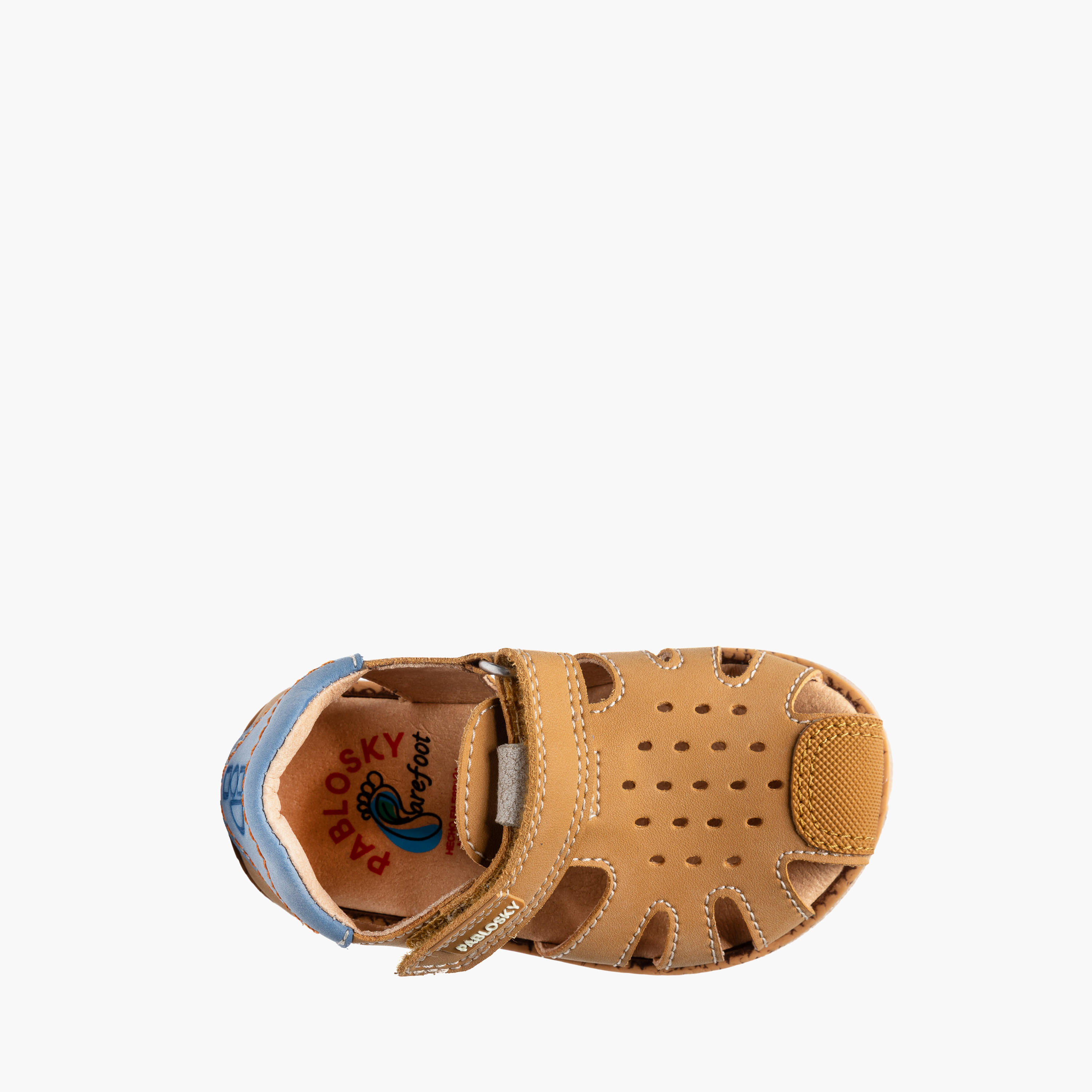 Pablosky Comfort Sandals with Hook & Loop Closure-baby-boys-shoes-sandals-image-4