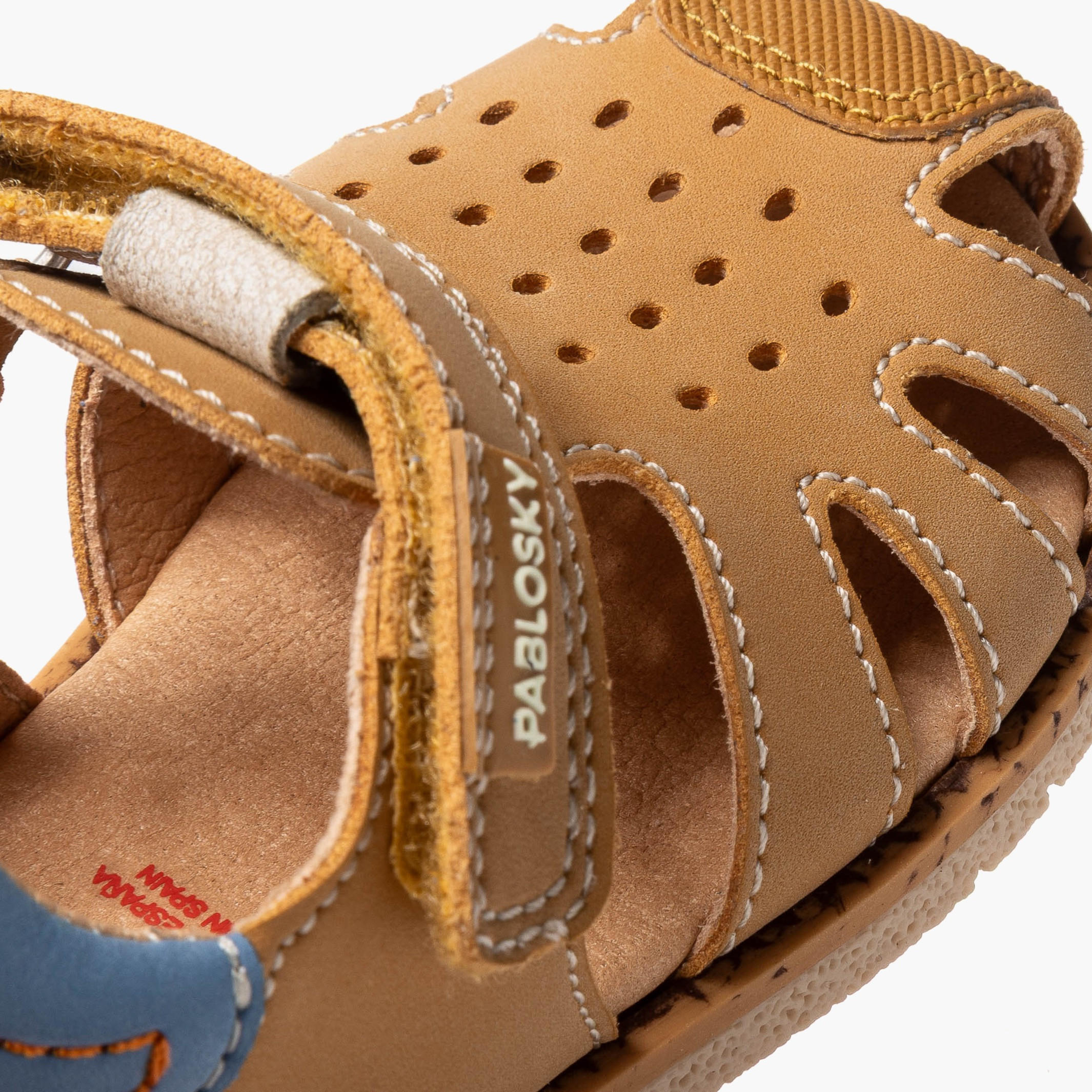 Pablosky Comfort Sandals with Hook & Loop Closure-baby-boys-shoes-sandals-image-7