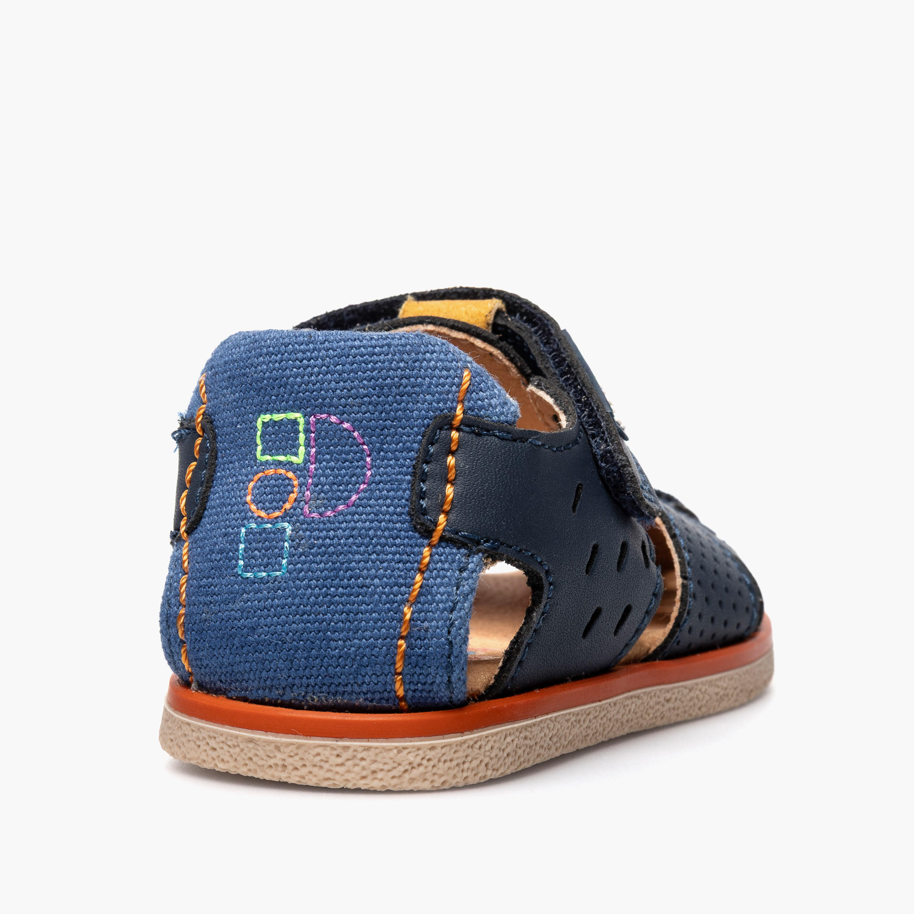 Pablosky Sandals with Hook & Loop Closure with Perforated Design-baby-boys-shoes-sandals-image-3