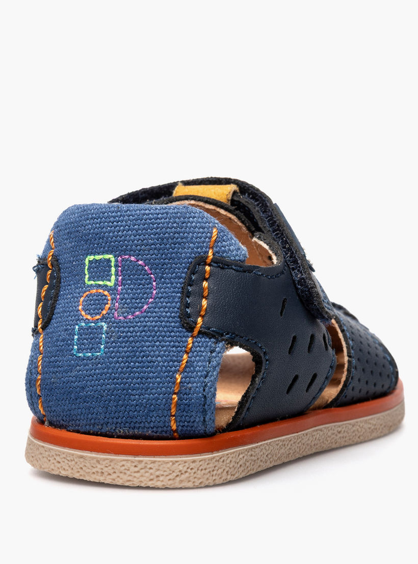 Pablosky Sandals with Hook & Loop Closure with Perforated Design-baby-boys-shoes-sandals-image-3