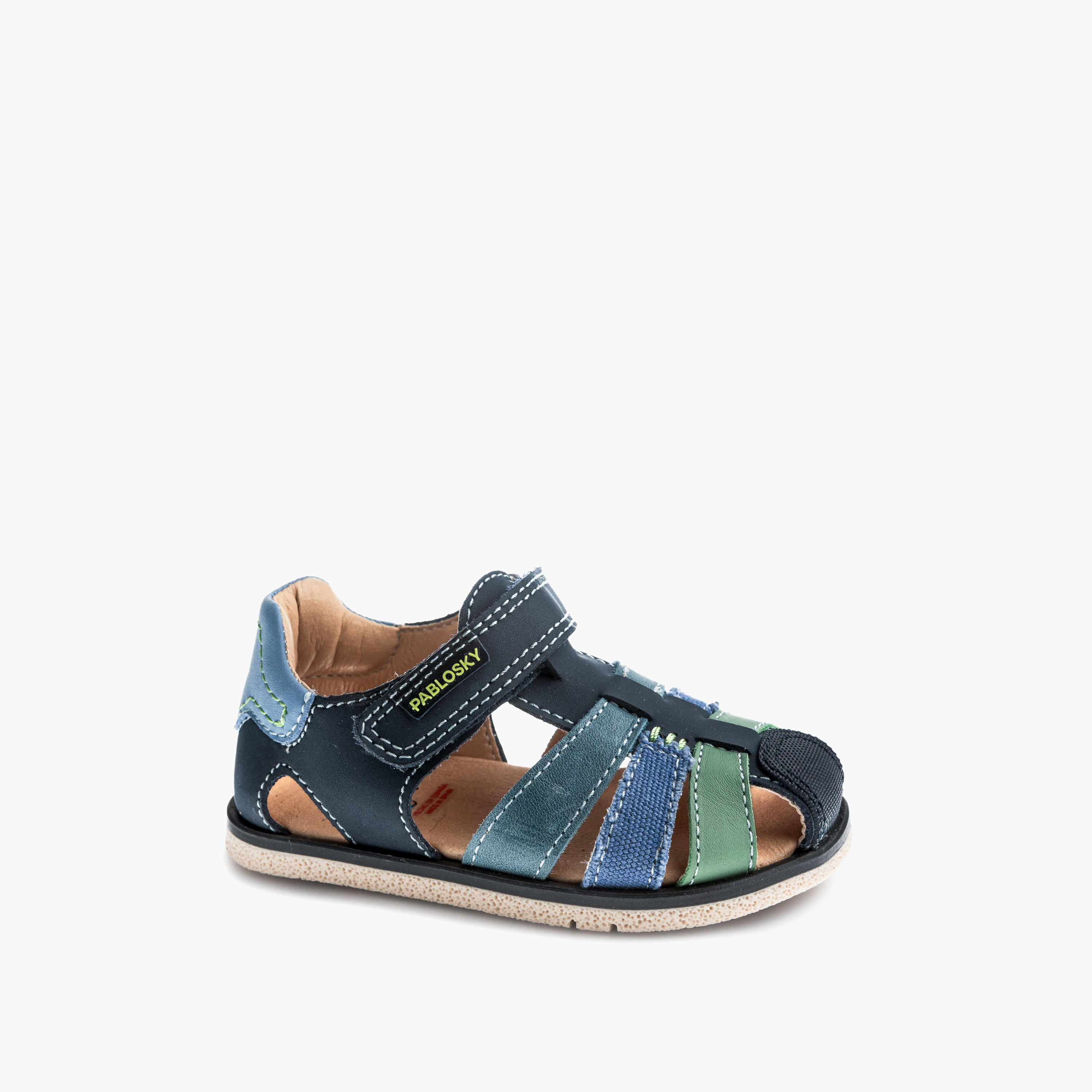 Pablosky Sandals with Hook and Loop Closure-baby-boys-shoes-sandals-image-1