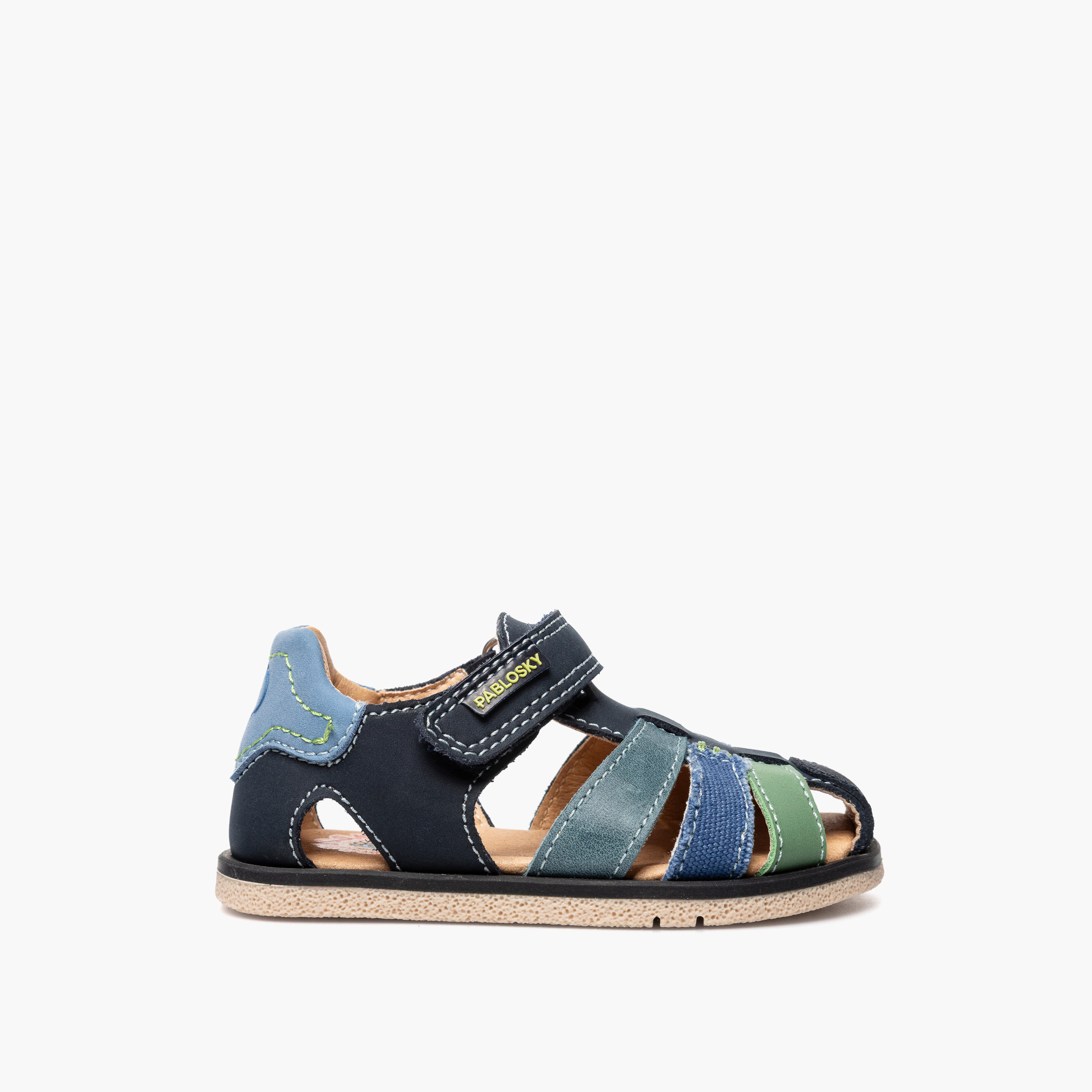 Pablosky Sandals with Hook and Loop Closure-baby-boys-shoes-sandals-image-2