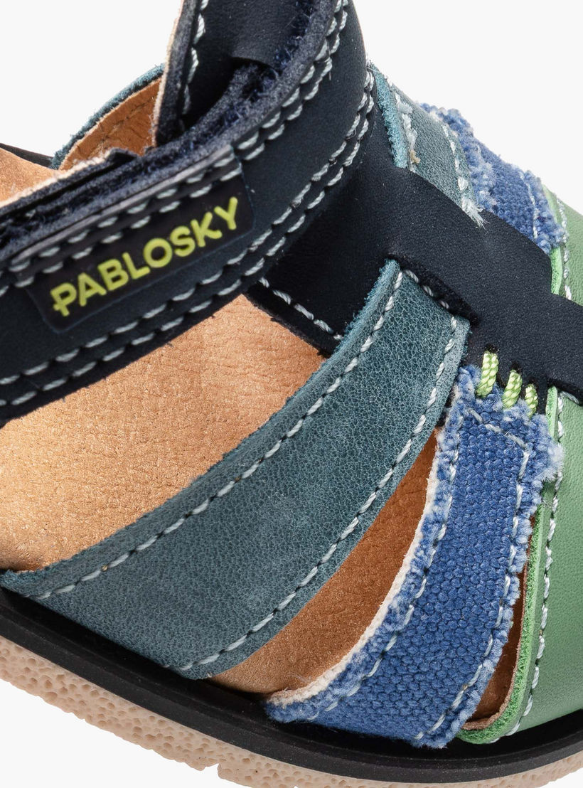 Pablosky Sandals with Hook and Loop Closure-baby-boys-shoes-sandals-image-7