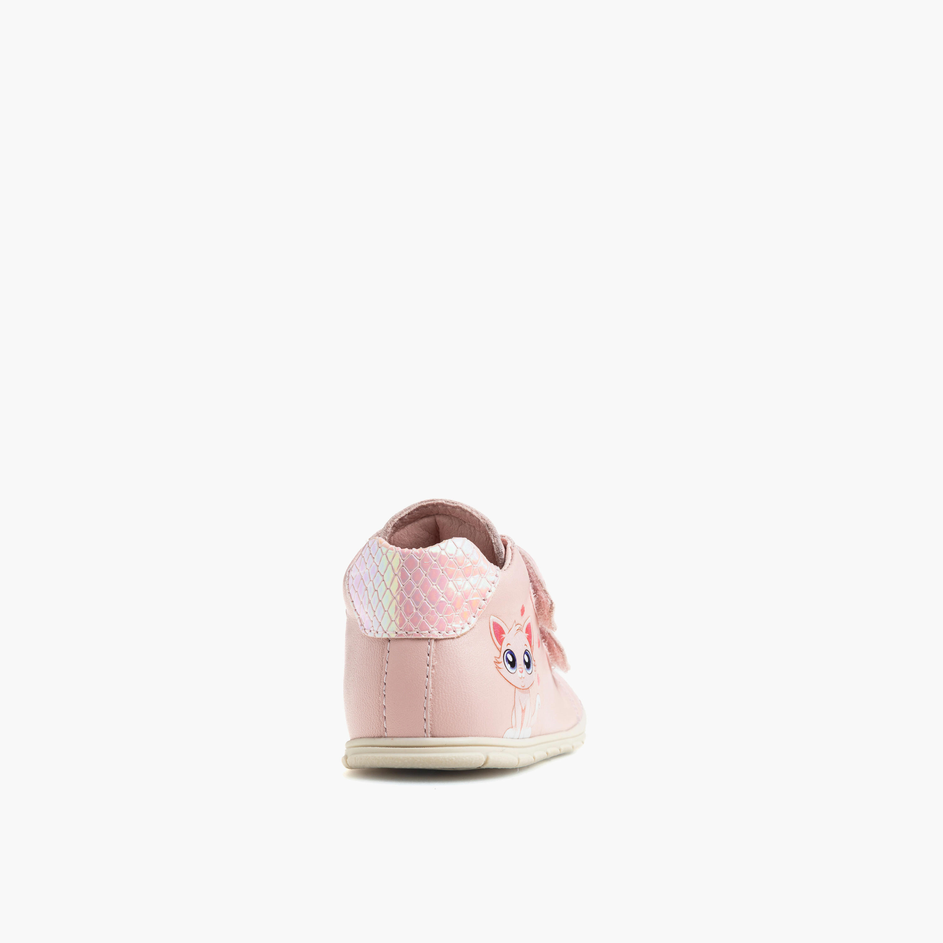 بوت أطفال جلد بطبعات قطة وشريط إغلاق من بابلوفسكي-baby-girls-shoes-closedshoes-image-2