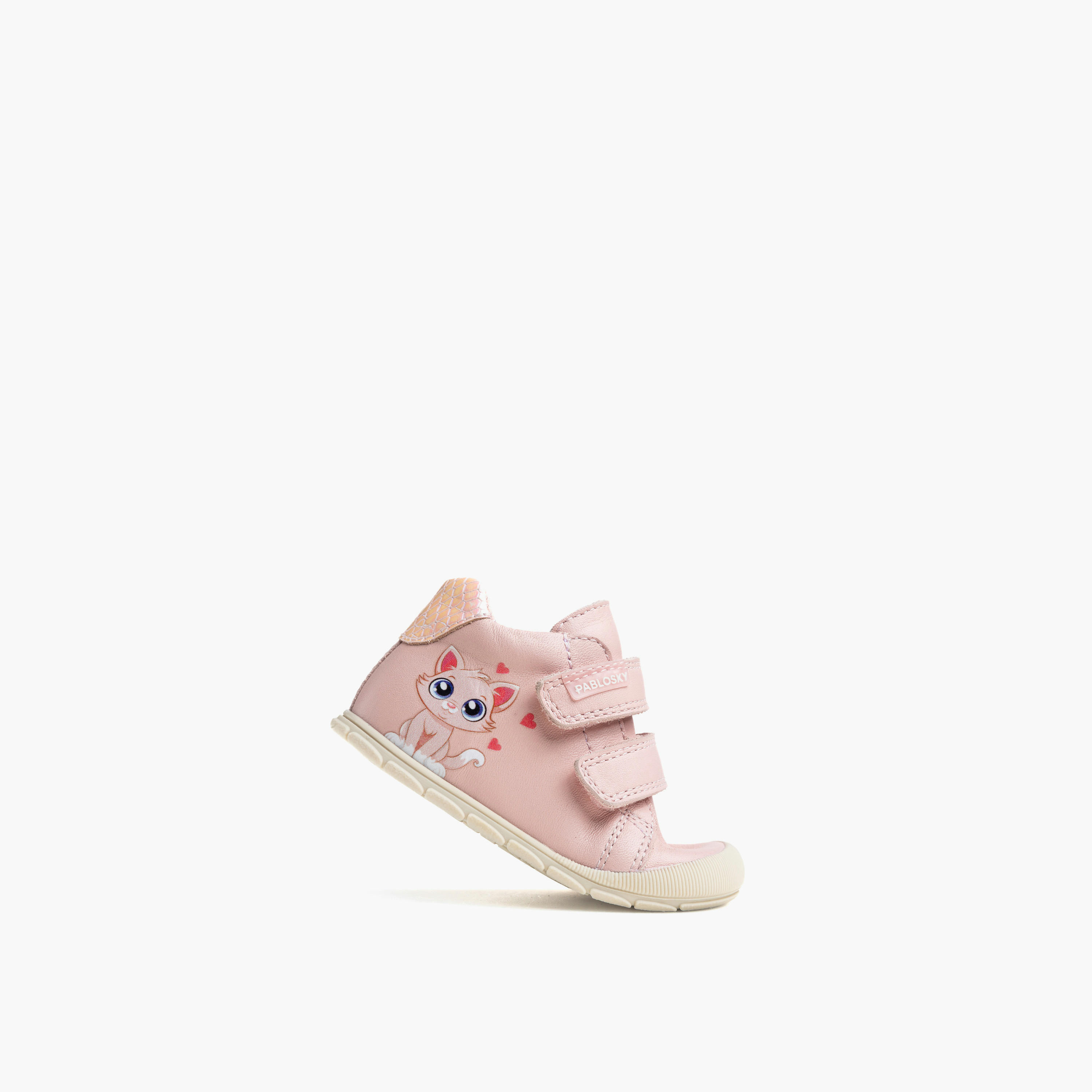 بوت أطفال جلد بطبعات قطة وشريط إغلاق من بابلوفسكي-baby-girls-shoes-closedshoes-image-4