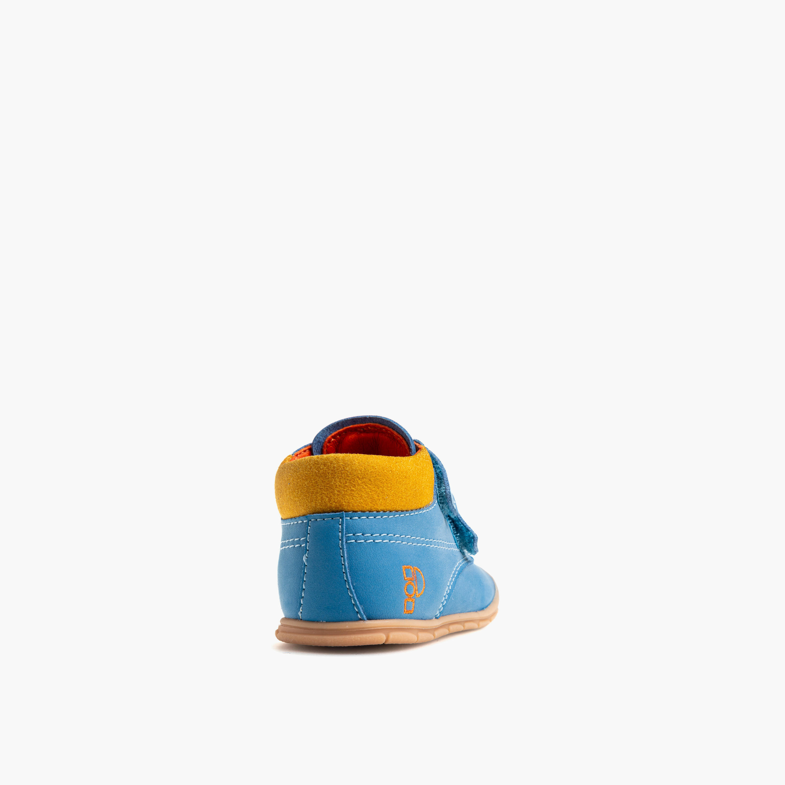 Pablosky Leather Baby Booties with Hook and Loop Closure-baby-boys-shoes-booties-image-2