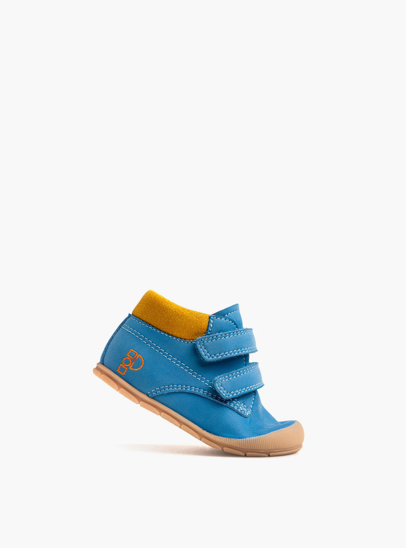 Pablosky Leather Baby Booties with Hook and Loop Closure-baby-boys-shoes-booties-image-4