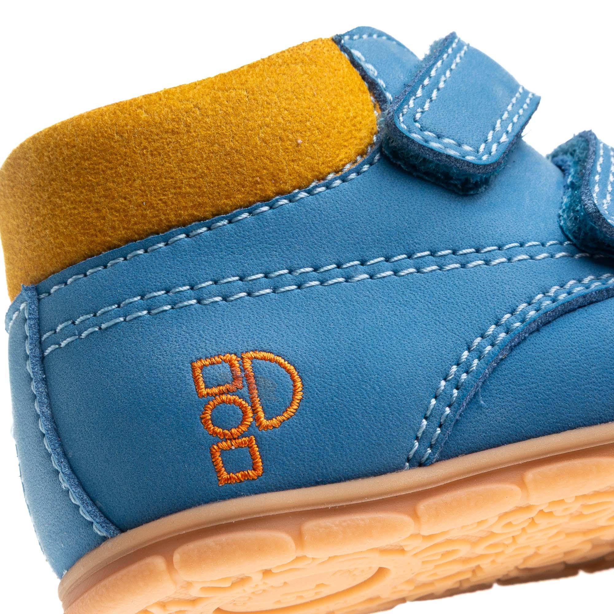 Pablosky Leather Baby Booties with Hook and Loop Closure-baby-boys-shoes-booties-image-6