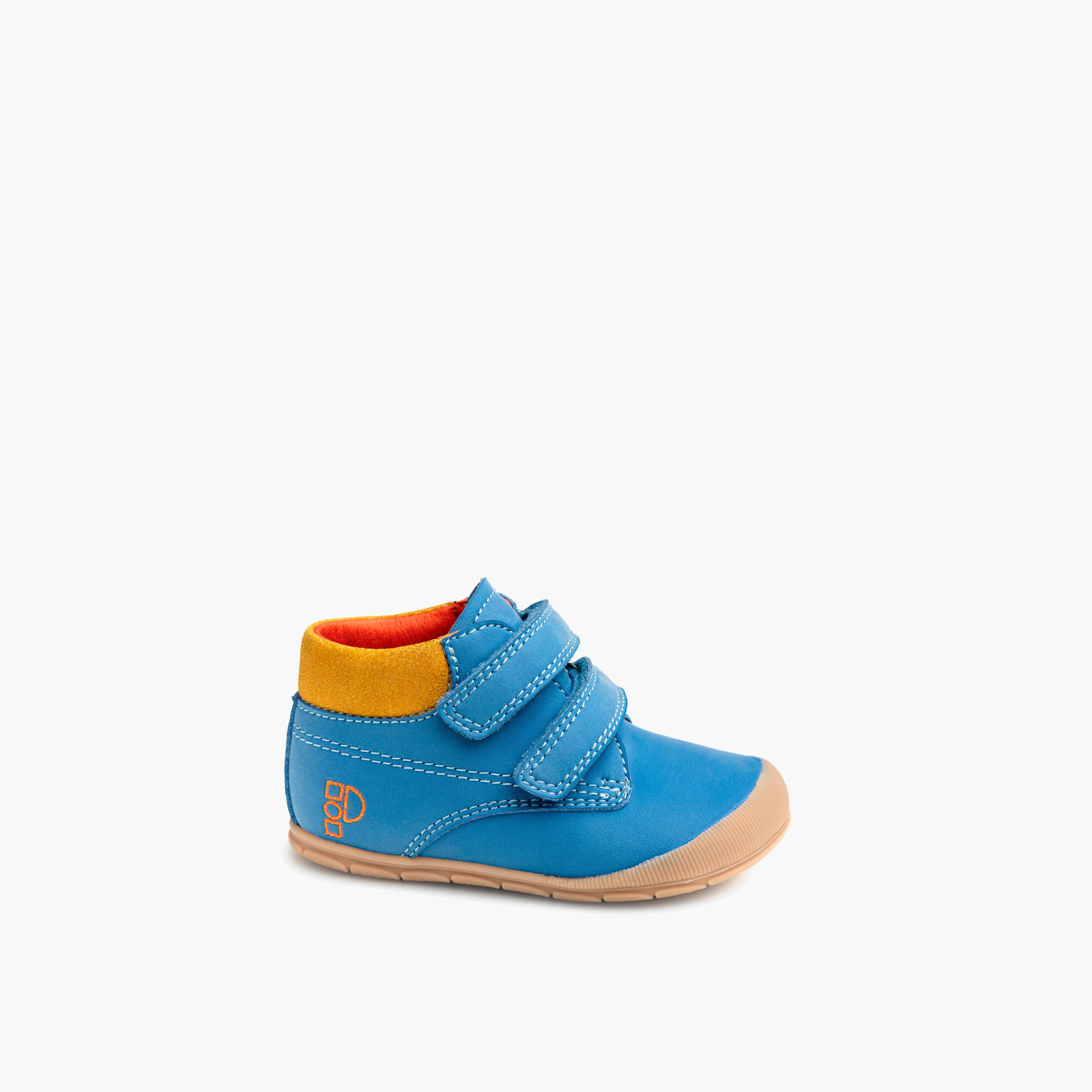 Pablosky Leather Baby Booties with Hook and Loop Closure-baby-boys-shoes-booties-image-7
