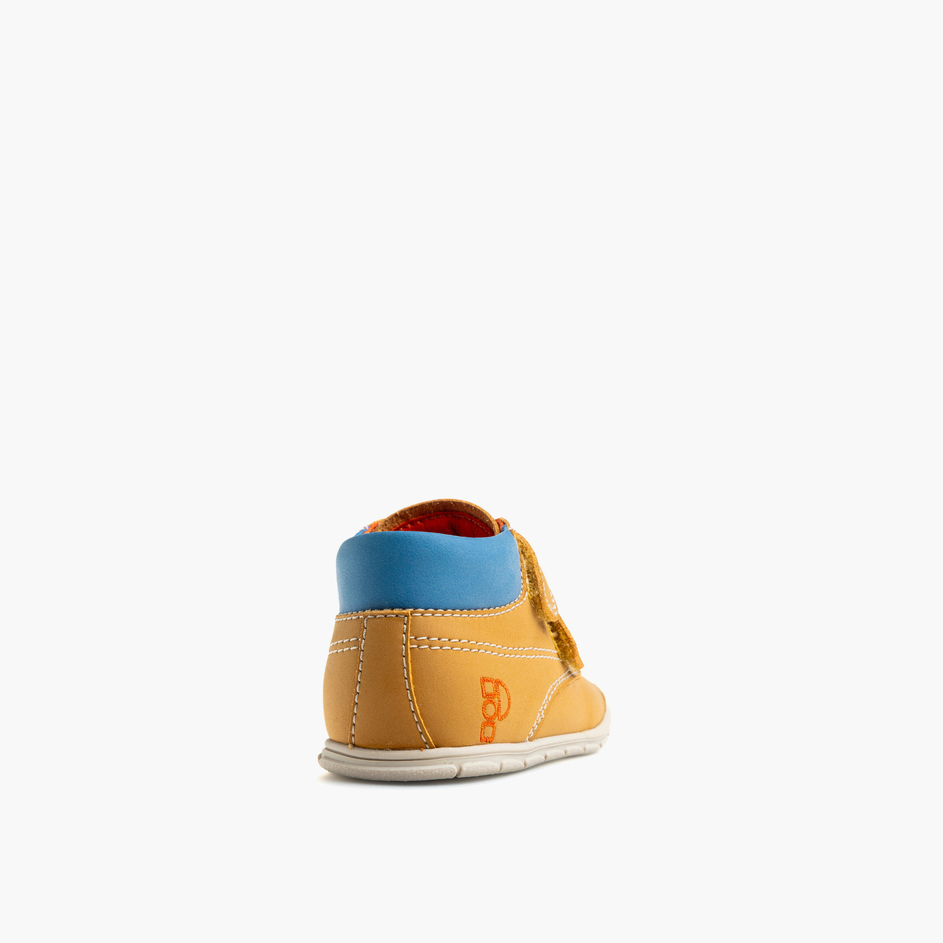 Pablosky Leather Baby Booties with Hook and Loop Closure-baby-boys-shoes-closedshoes-image-2