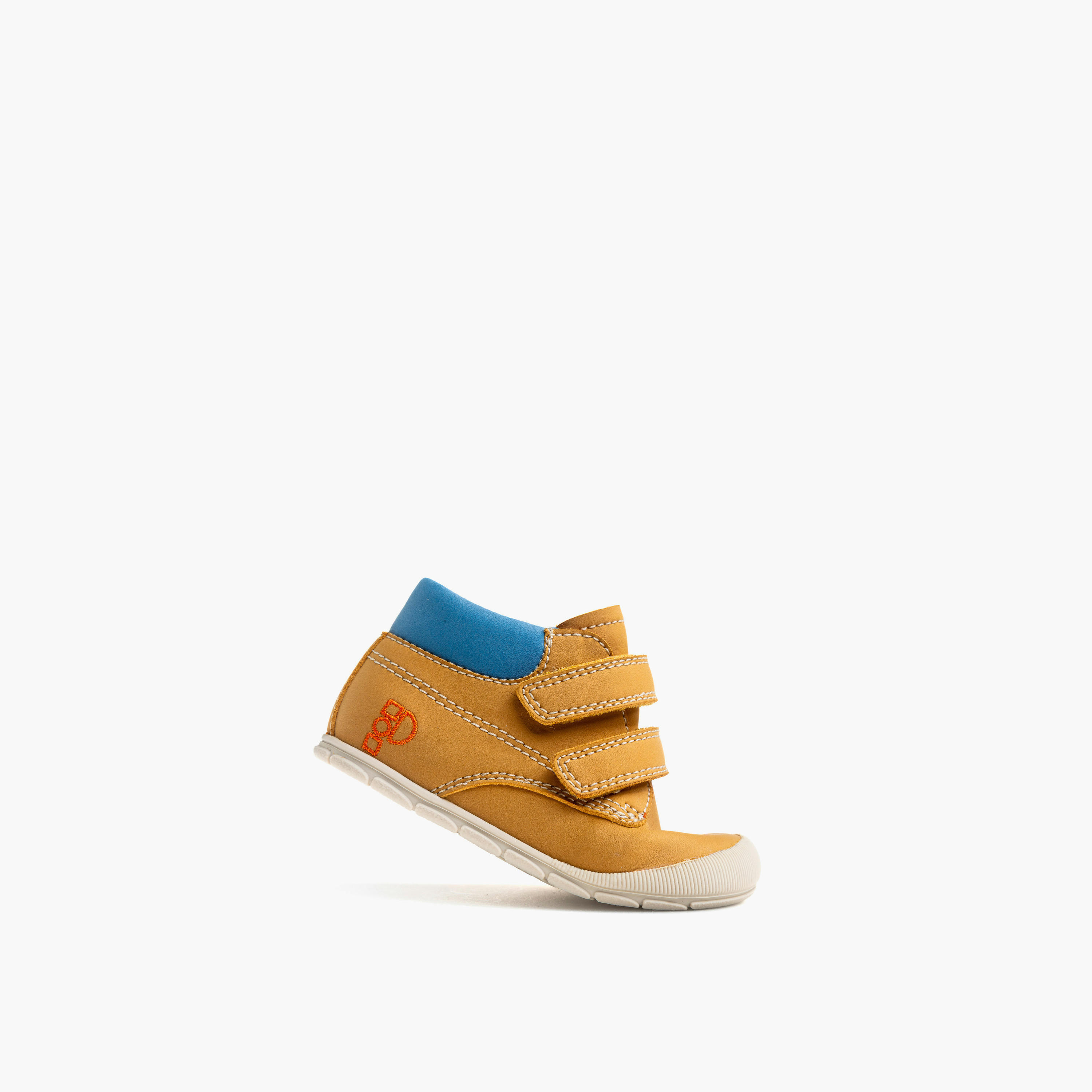 Pablosky Leather Baby Booties with Hook and Loop Closure-baby-boys-shoes-closedshoes-image-4