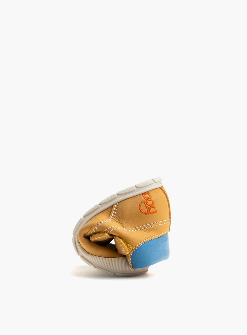 Pablosky Leather Baby Booties with Hook and Loop Closure-baby-boys-shoes-closedshoes-image-5