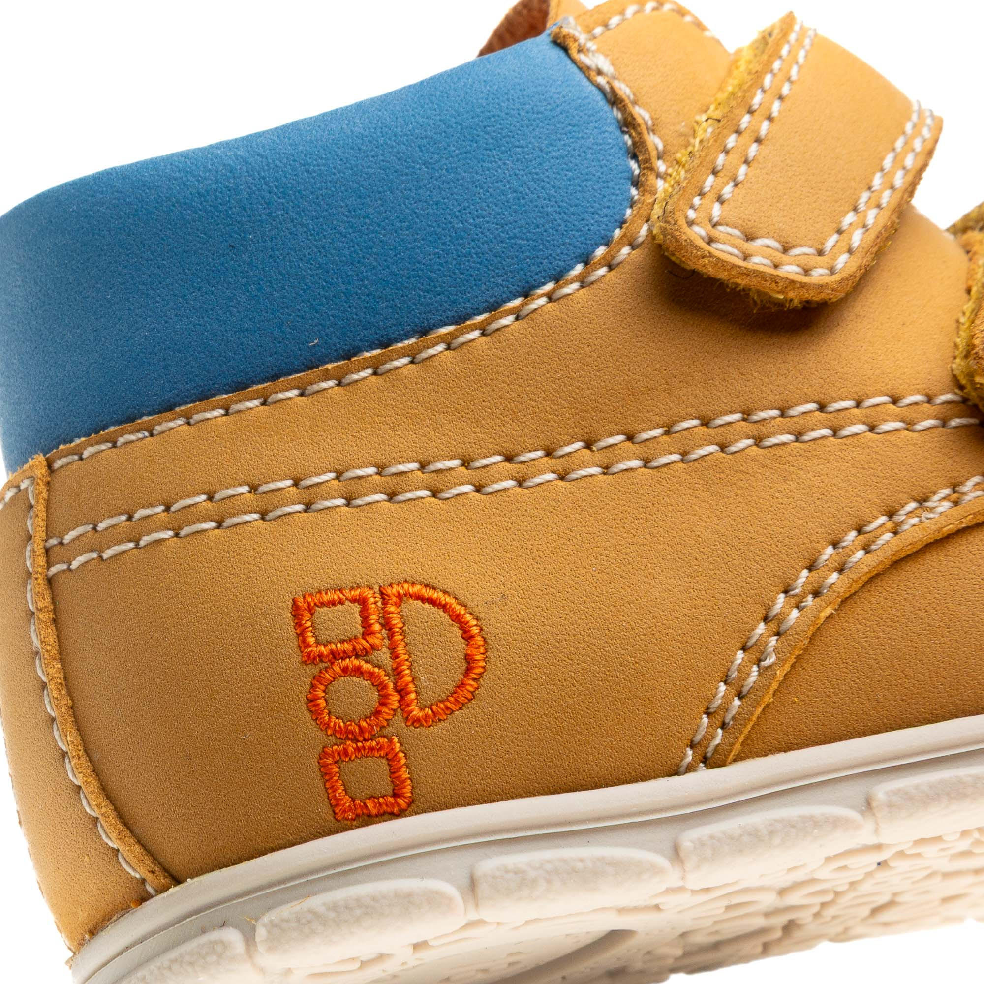 Pablosky Leather Baby Booties with Hook and Loop Closure-baby-boys-shoes-closedshoes-image-6
