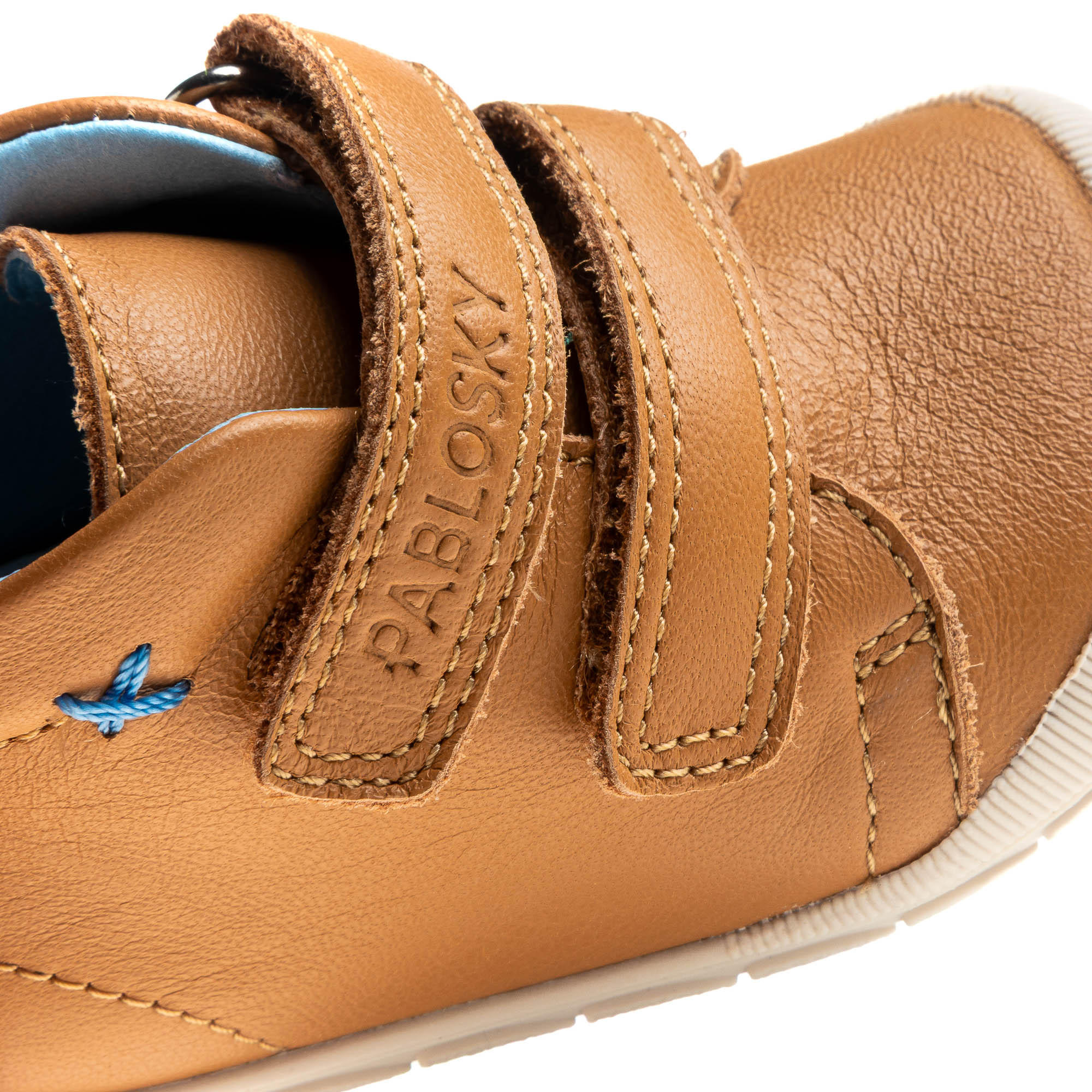 حذاء أطفال جلد بشريط إغلاق لاصق من بابلوسكي-baby-boys-shoes-booties-image-6