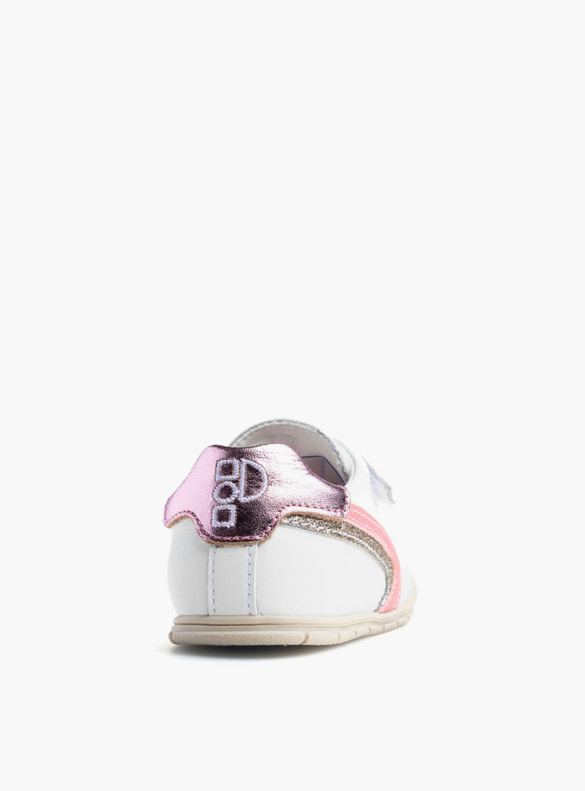 حذاء أطفال جلد بخطوط وشريط إغلاق لاصق من بابلوسكي-baby-girls-shoes-booties-image-2