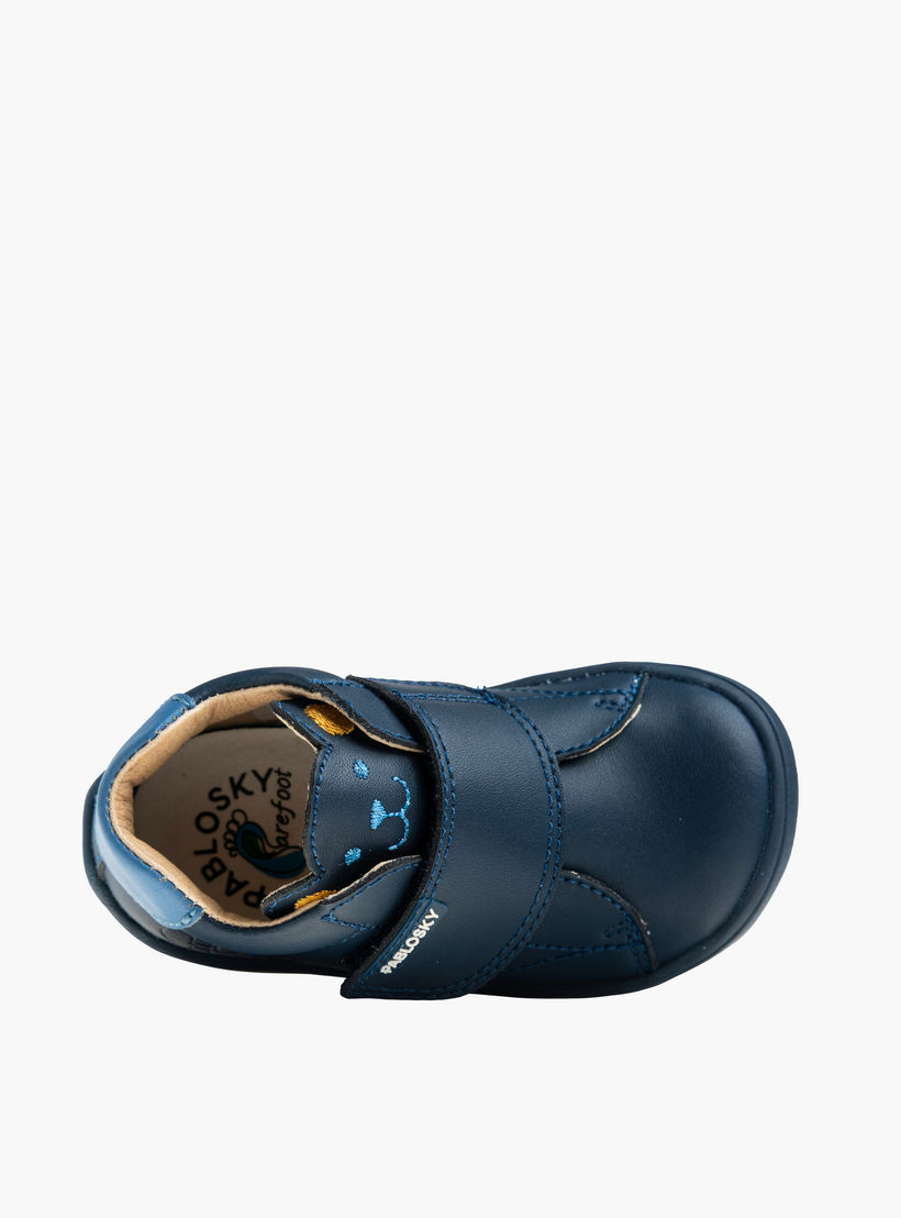 أبوات بشريط إغلاق لاصق وتفاصيل حياكة من بابلوسكي-baby-boys-shoes-closedshoes-image-3