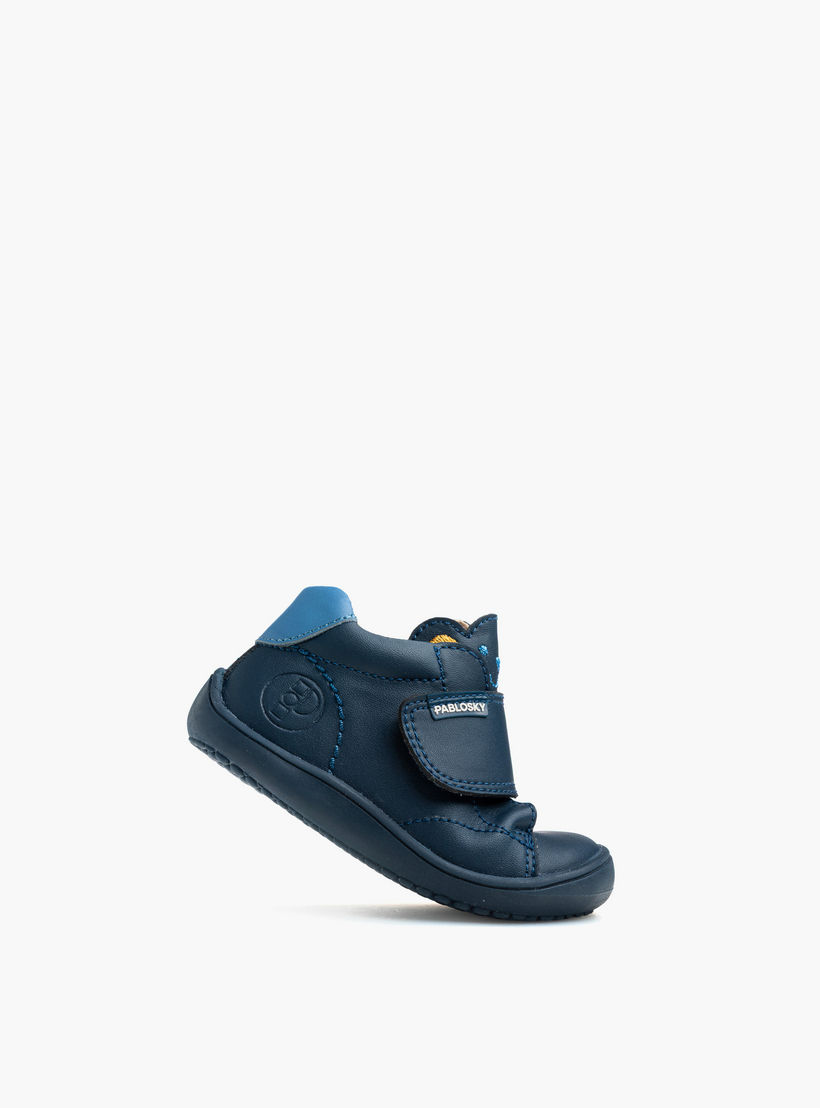 أبوات بشريط إغلاق لاصق وتفاصيل حياكة من بابلوسكي-baby-boys-shoes-closedshoes-image-4
