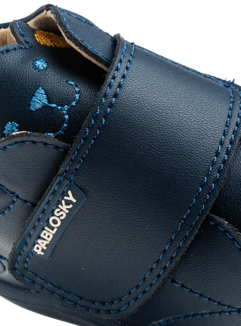 أبوات بشريط إغلاق لاصق وتفاصيل حياكة من بابلوسكي-baby-boys-shoes-closedshoes-image-6