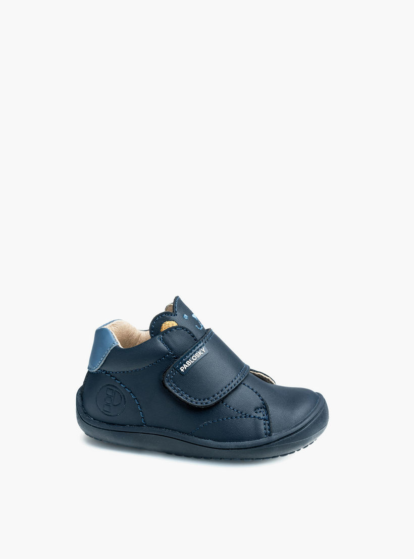 أبوات بشريط إغلاق لاصق وتفاصيل حياكة من بابلوسكي-baby-boys-shoes-closedshoes-image-7