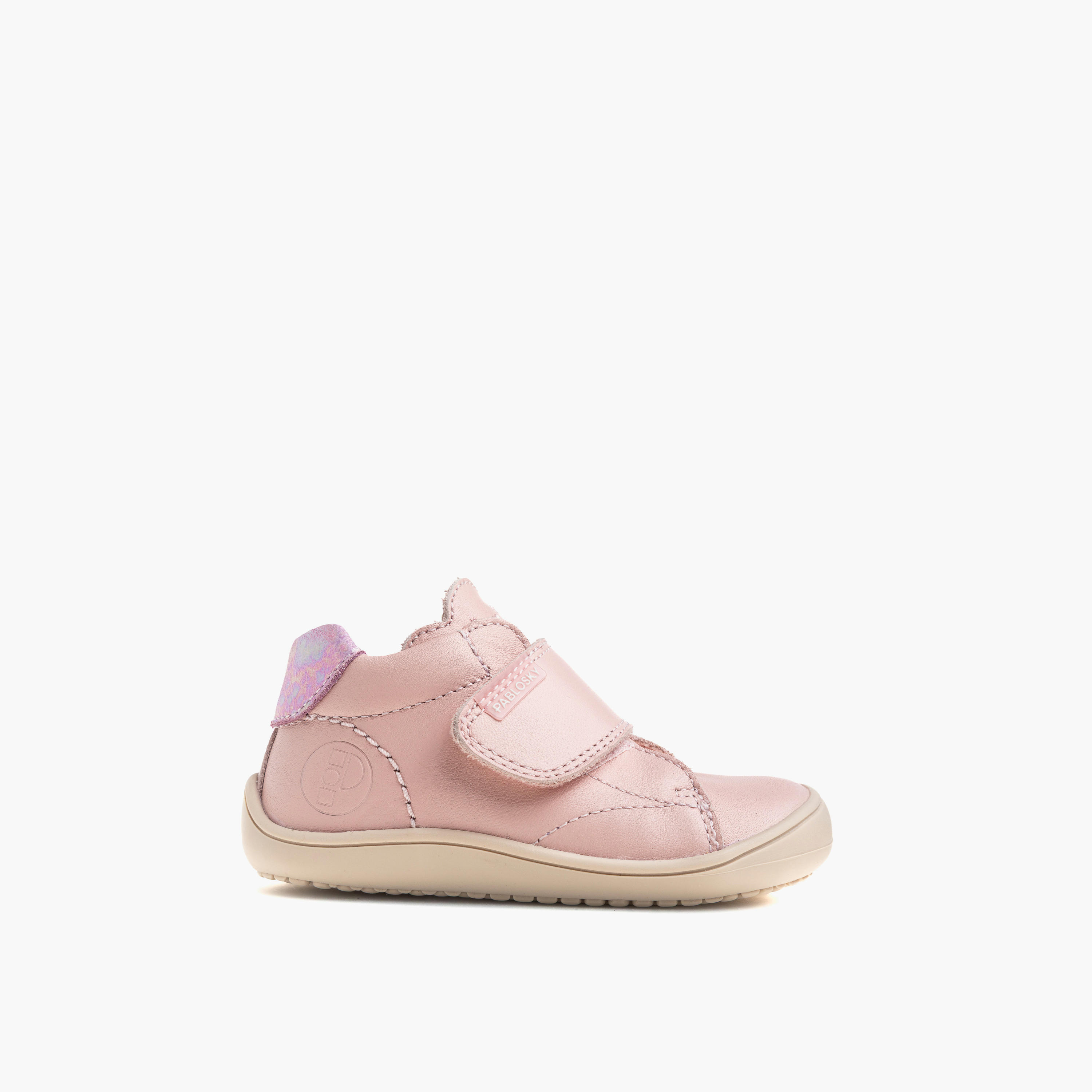 حذاء سنيكرز للكاحل بشريط لاصق وبتصميم درزات من بابلوسكي-baby-girls-shoes-closedshoes-image-1