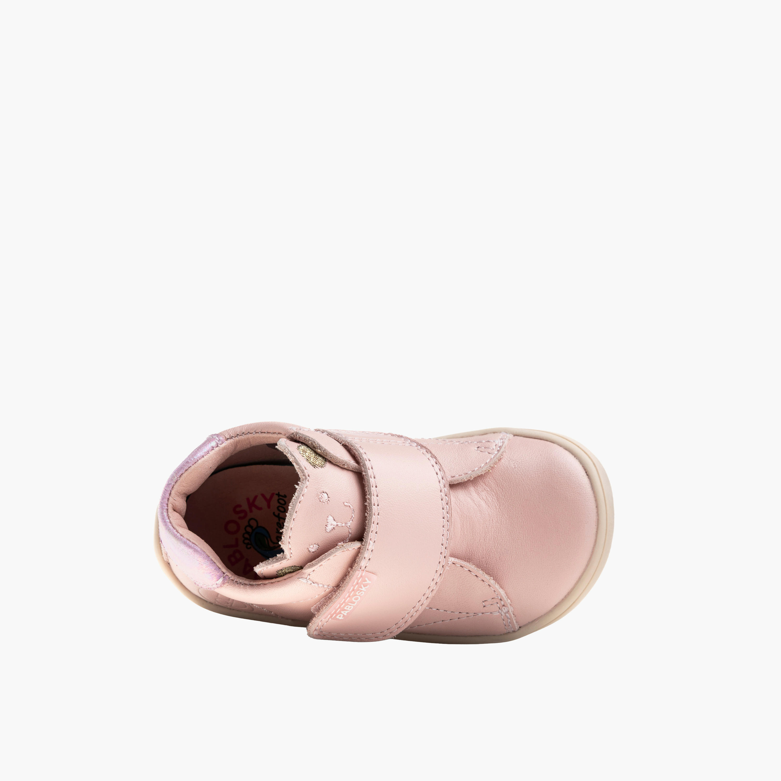 حذاء سنيكرز للكاحل بشريط لاصق وبتصميم درزات من بابلوسكي-baby-girls-shoes-closedshoes-image-3