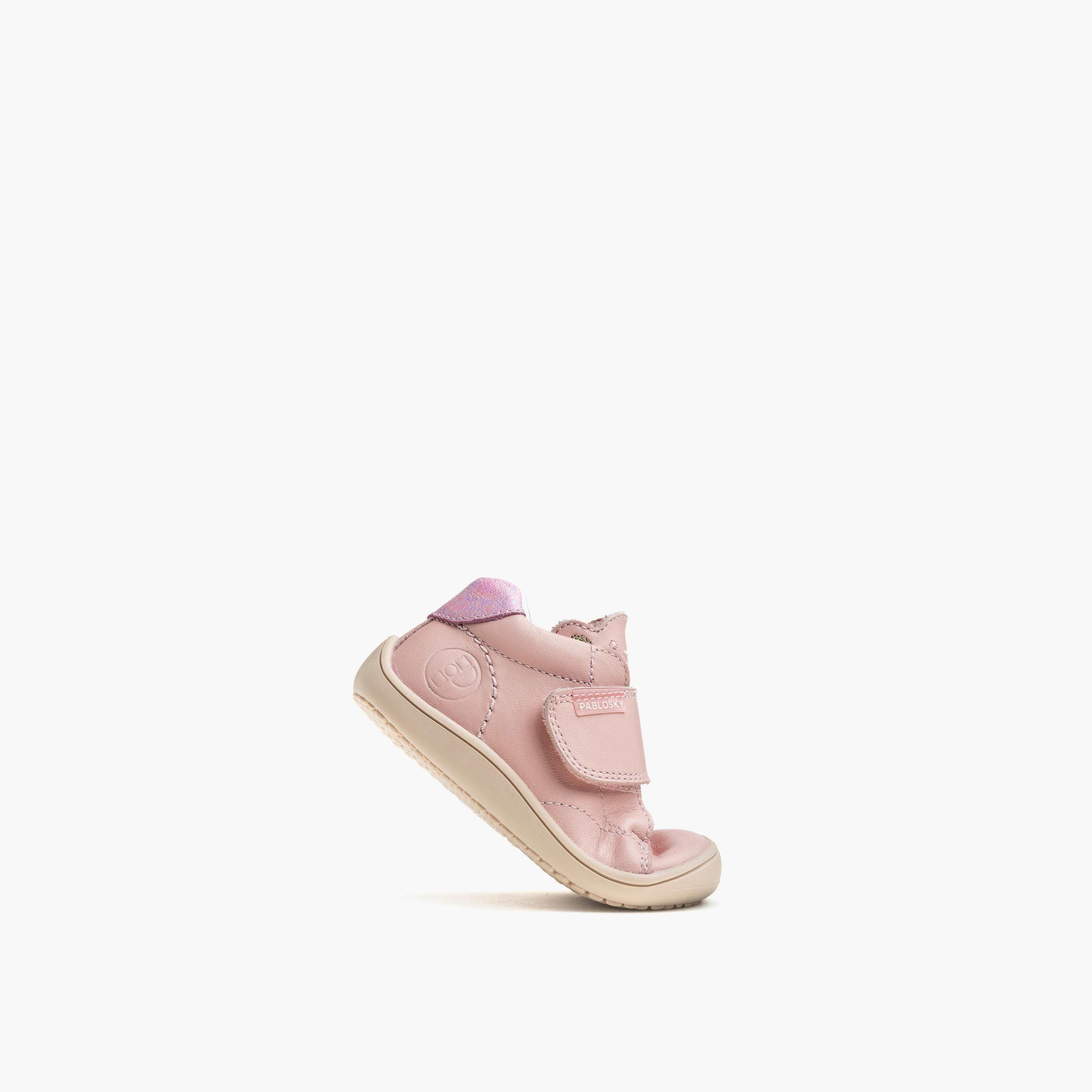 حذاء سنيكرز للكاحل بشريط لاصق وبتصميم درزات من بابلوسكي-baby-girls-shoes-closedshoes-image-4