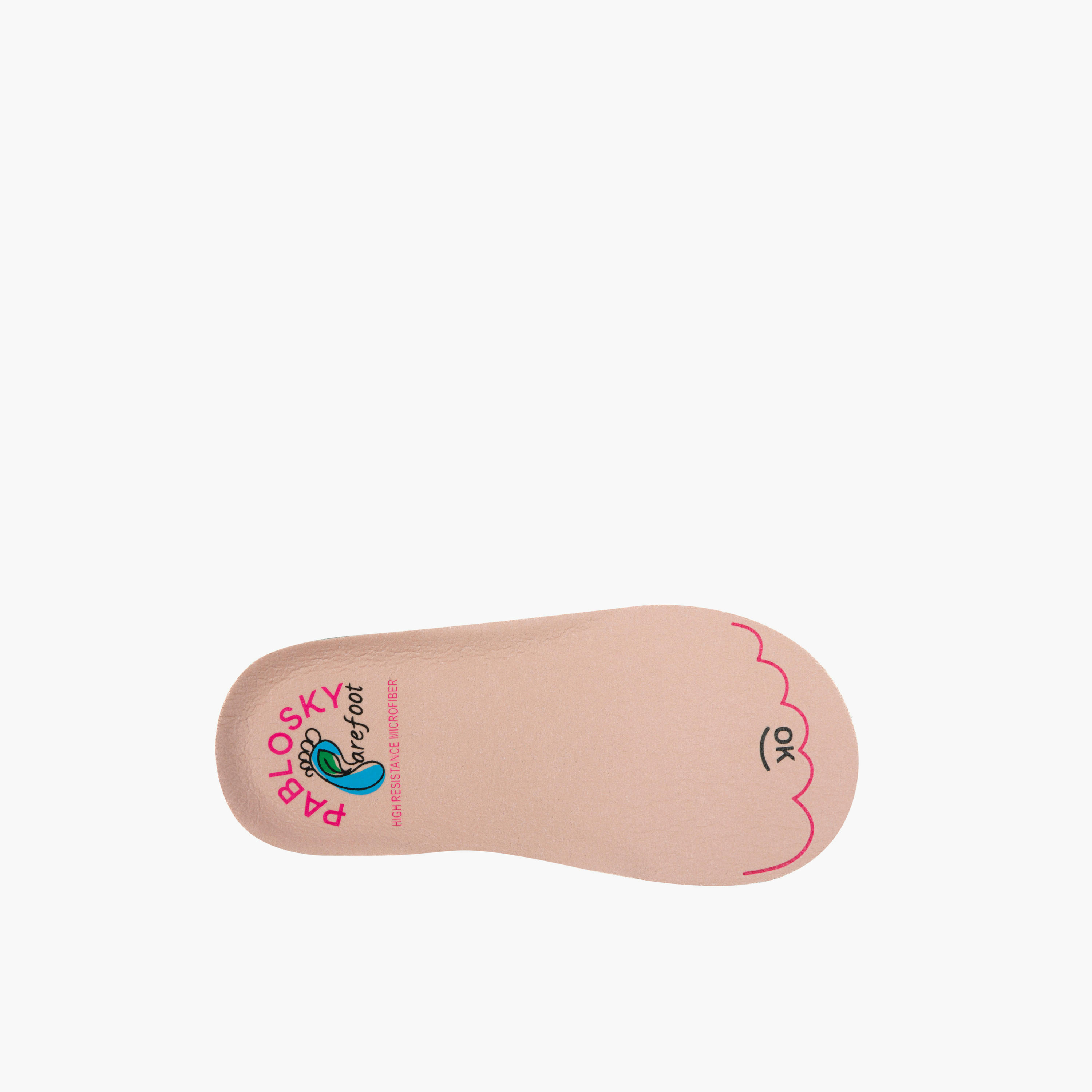 Pablosky Ankle Sneakers with Hook & Loop, Animal Print-baby-girls-shoes-closedshoes-image-9