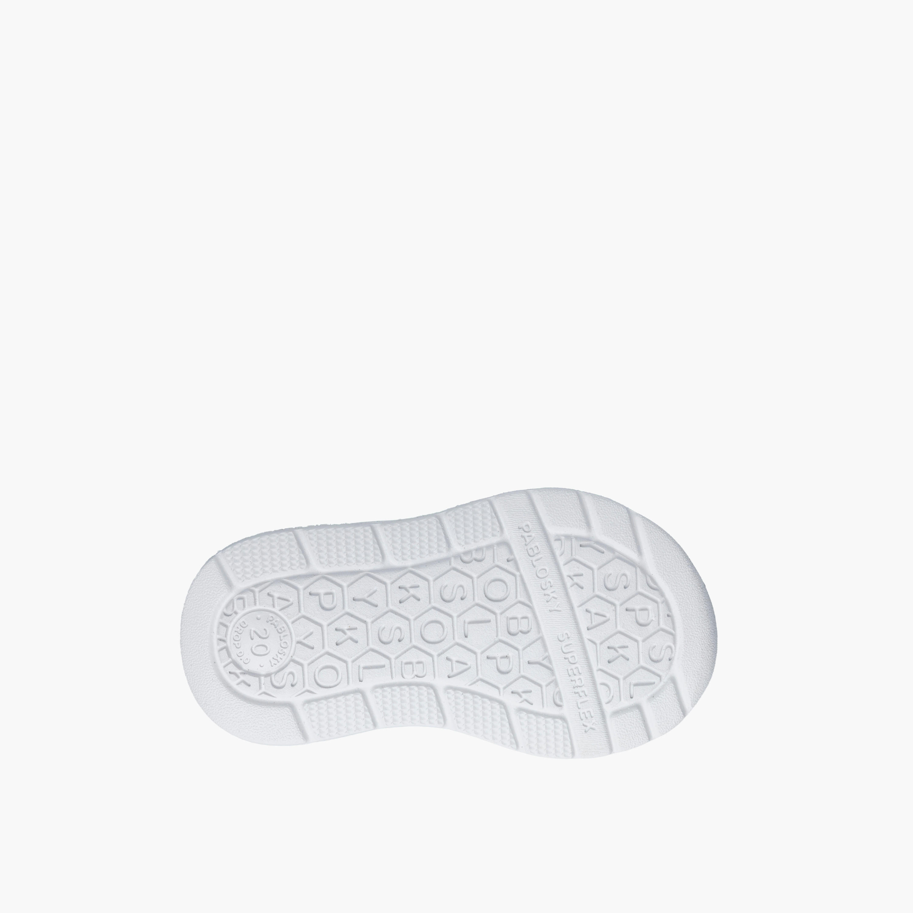 Pablosky Ankle Sneakers with Hook & Loop, Stitch Detail-baby-girls-shoes-closedshoes-image-9