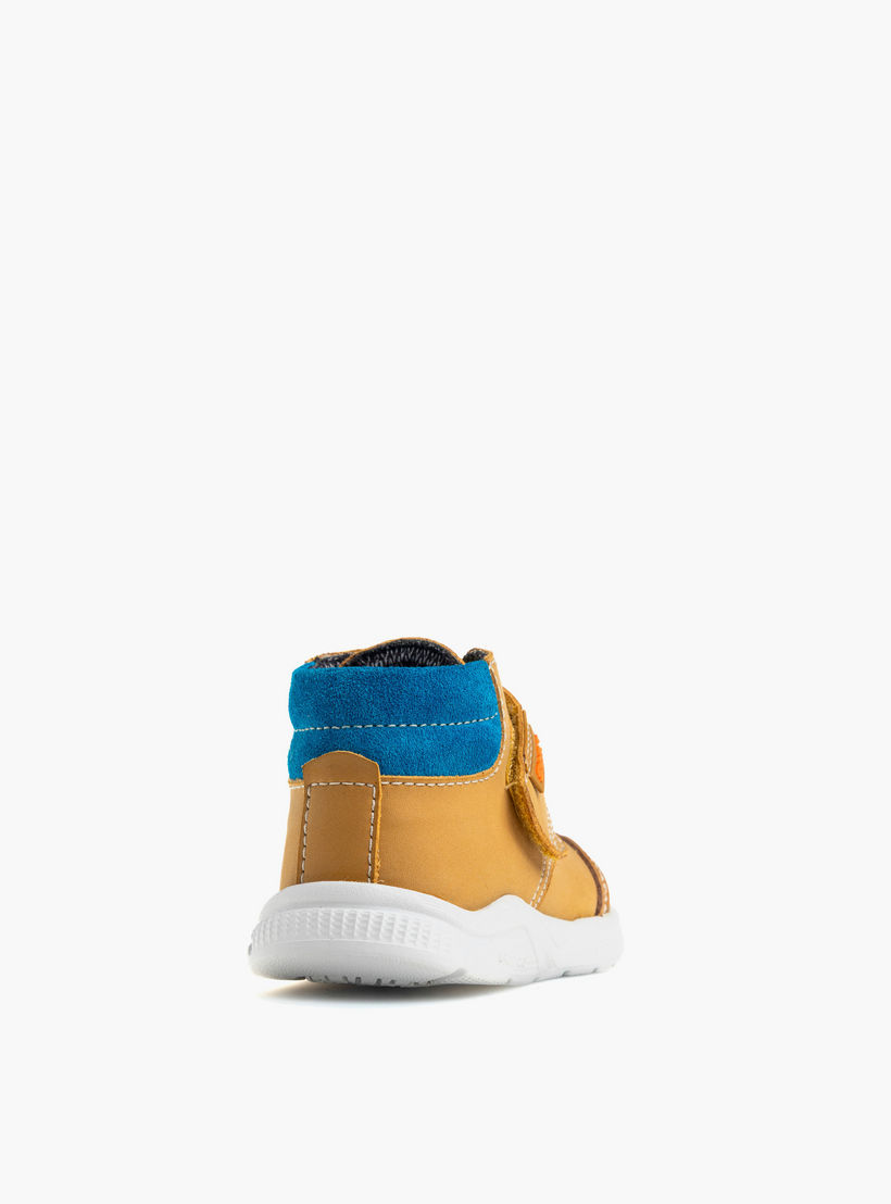 أبوات بشريط إغلاق لاصق وتفاصيل حياكة من بابلوسكي-baby-boys-shoes-closedshoes-image-2