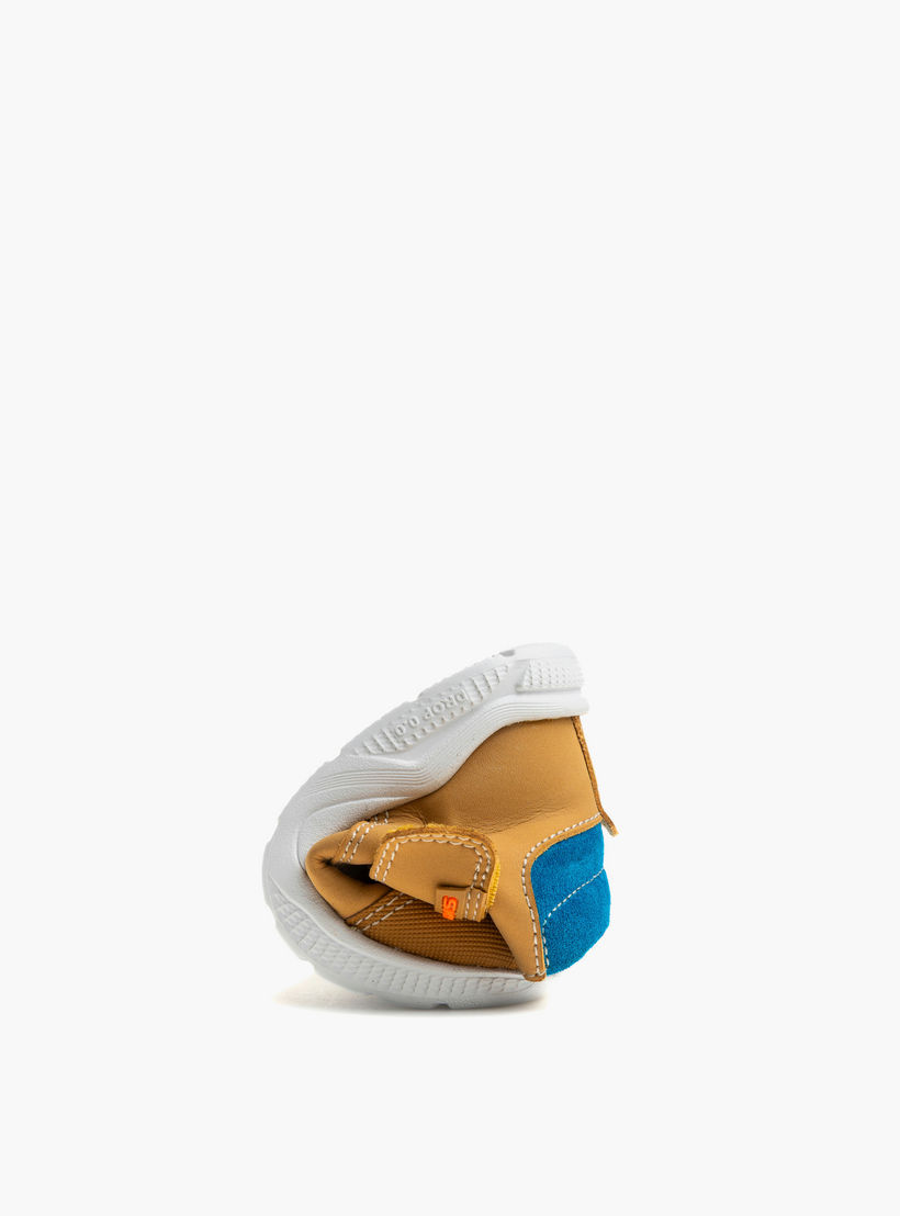 أبوات بشريط إغلاق لاصق وتفاصيل حياكة من بابلوسكي-baby-boys-shoes-closedshoes-image-5