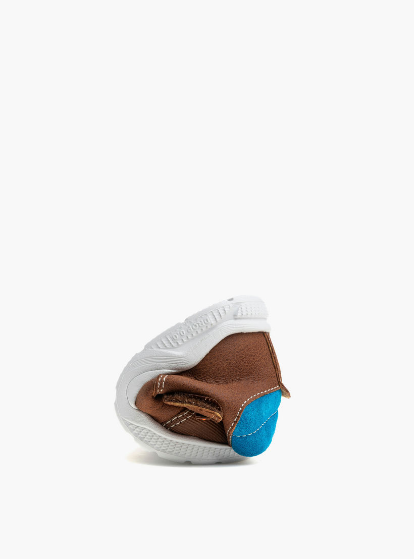 أبوات بشريط إغلاق لاصق وتفاصيل حياكة من بابلوسكي-baby-boys-shoes-closedshoes-image-5