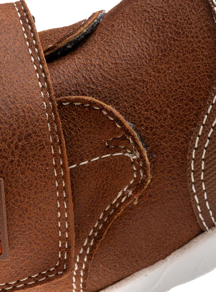 أبوات بشريط إغلاق لاصق وتفاصيل حياكة من بابلوسكي-baby-boys-shoes-closedshoes-image-6