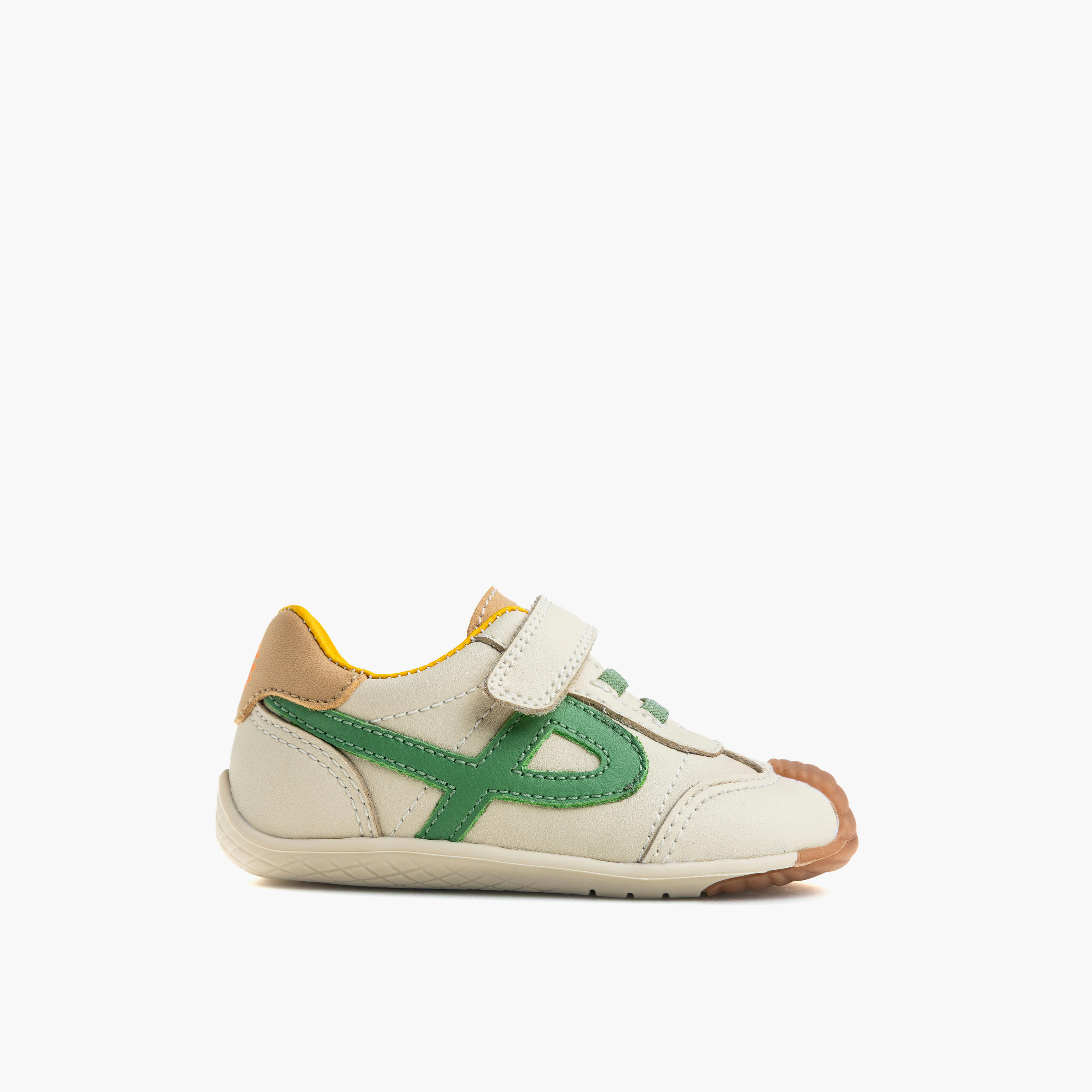 Pablosky Boys Panelled Hook & Loop Sneakers-baby-boys-shoes-closedshoes-image-1