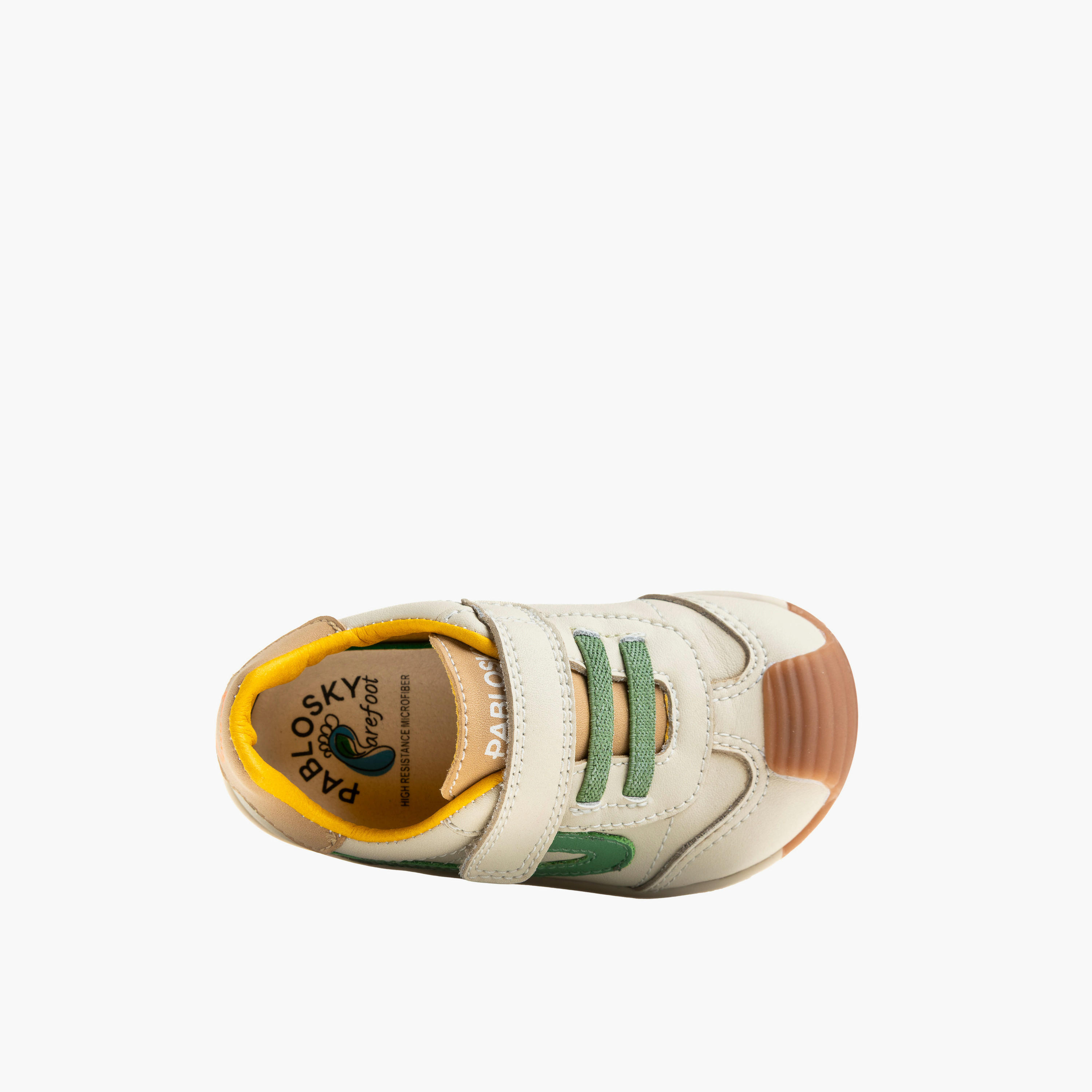 Pablosky Boys Panelled Hook & Loop Sneakers-baby-boys-shoes-closedshoes-image-3