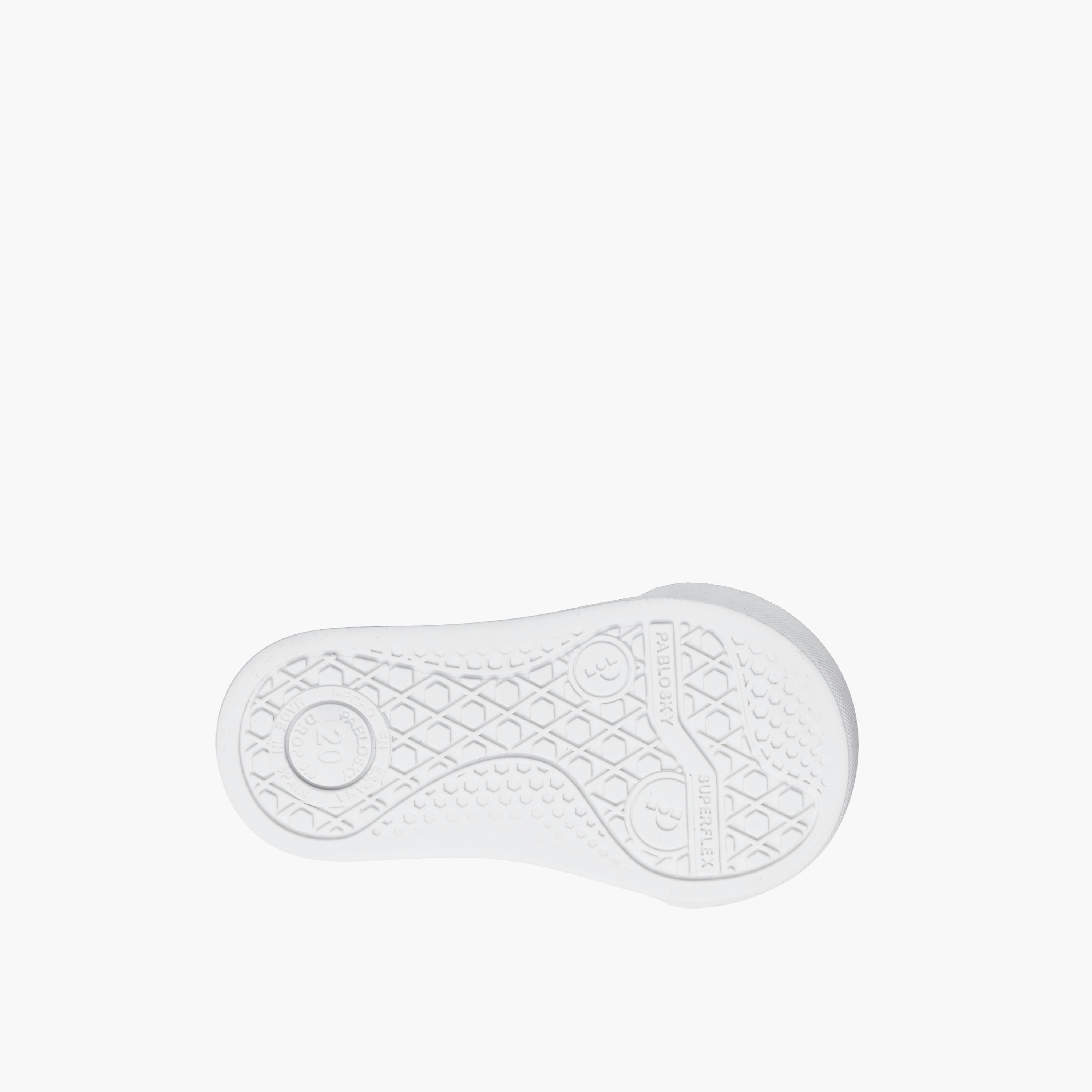 Pablosky Girls Panelled Hook & Loop School Shoes-girls-shoes-sneakers-image-9