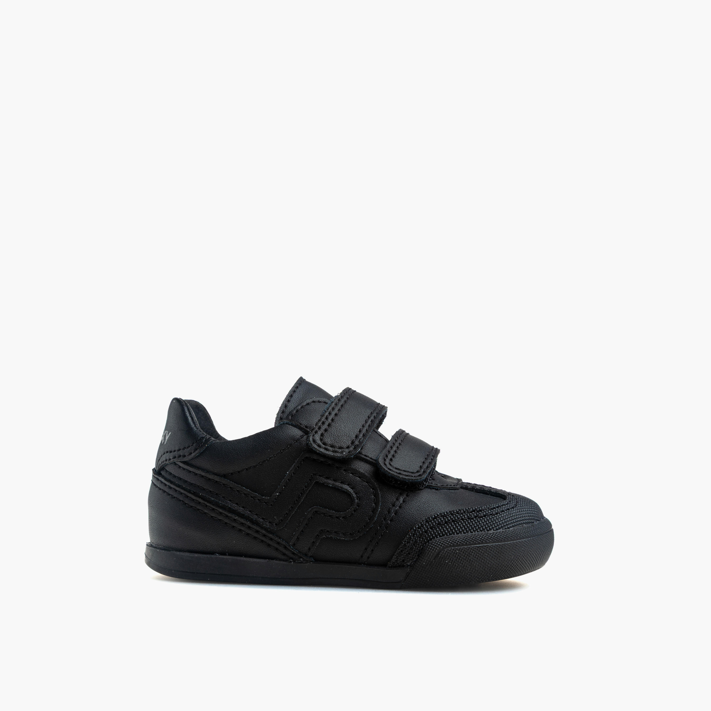Pablosky Girls Panelled Hook & Loop School Shoes-girls-shoes-sneakers-image-1
