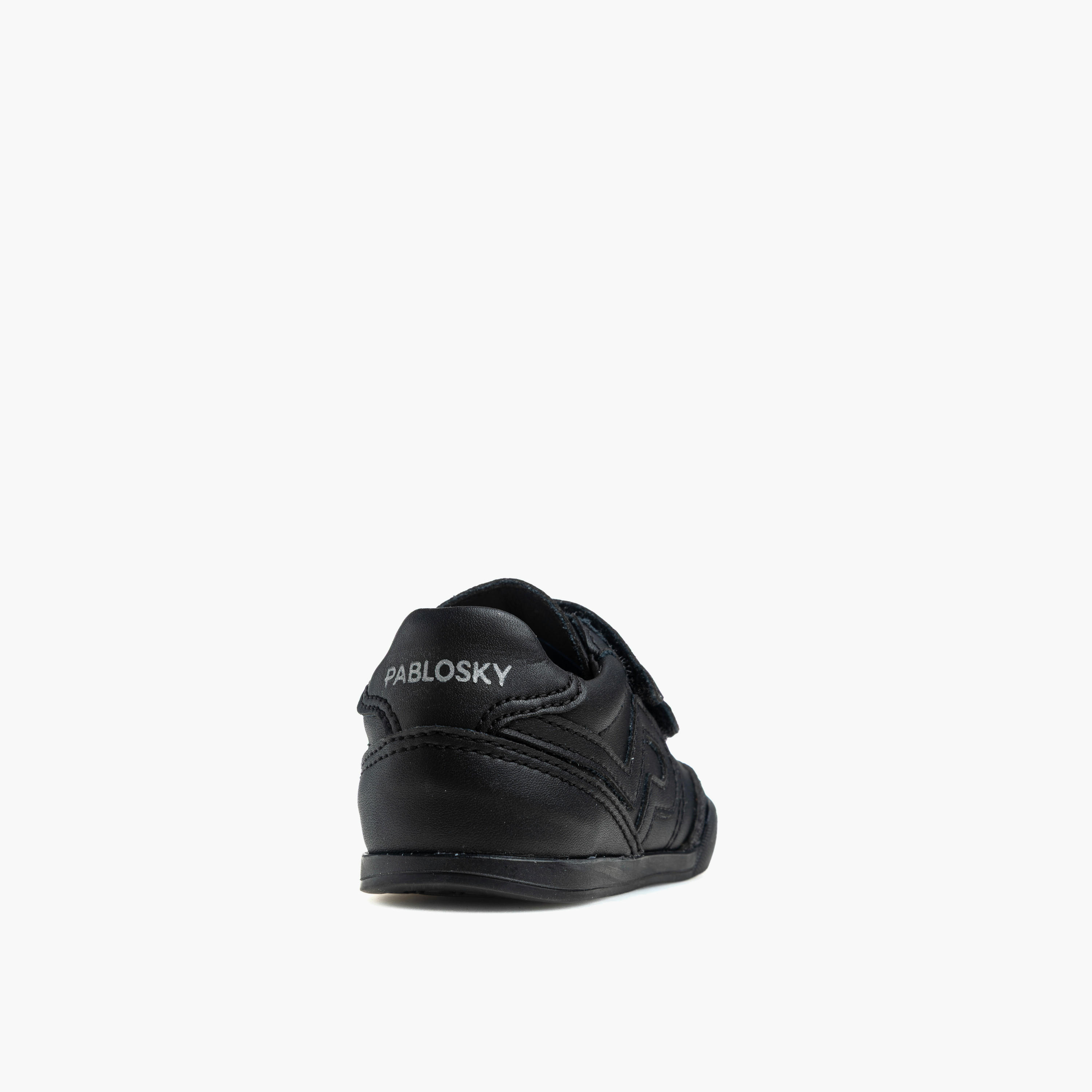 Pablosky Girls Panelled Hook & Loop School Shoes-girls-shoes-sneakers-image-2