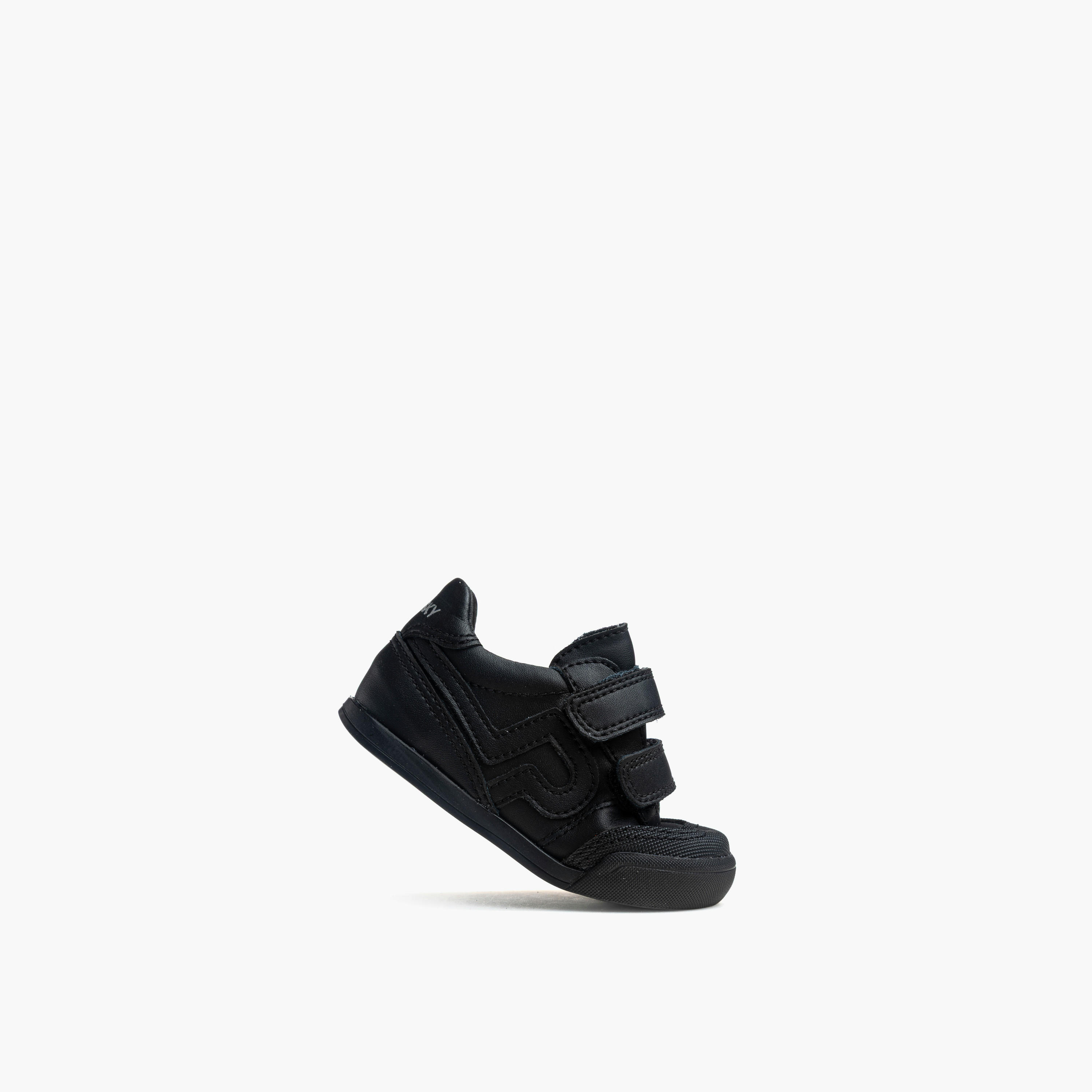 Pablosky Girls Panelled Hook & Loop School Shoes-girls-shoes-sneakers-image-4