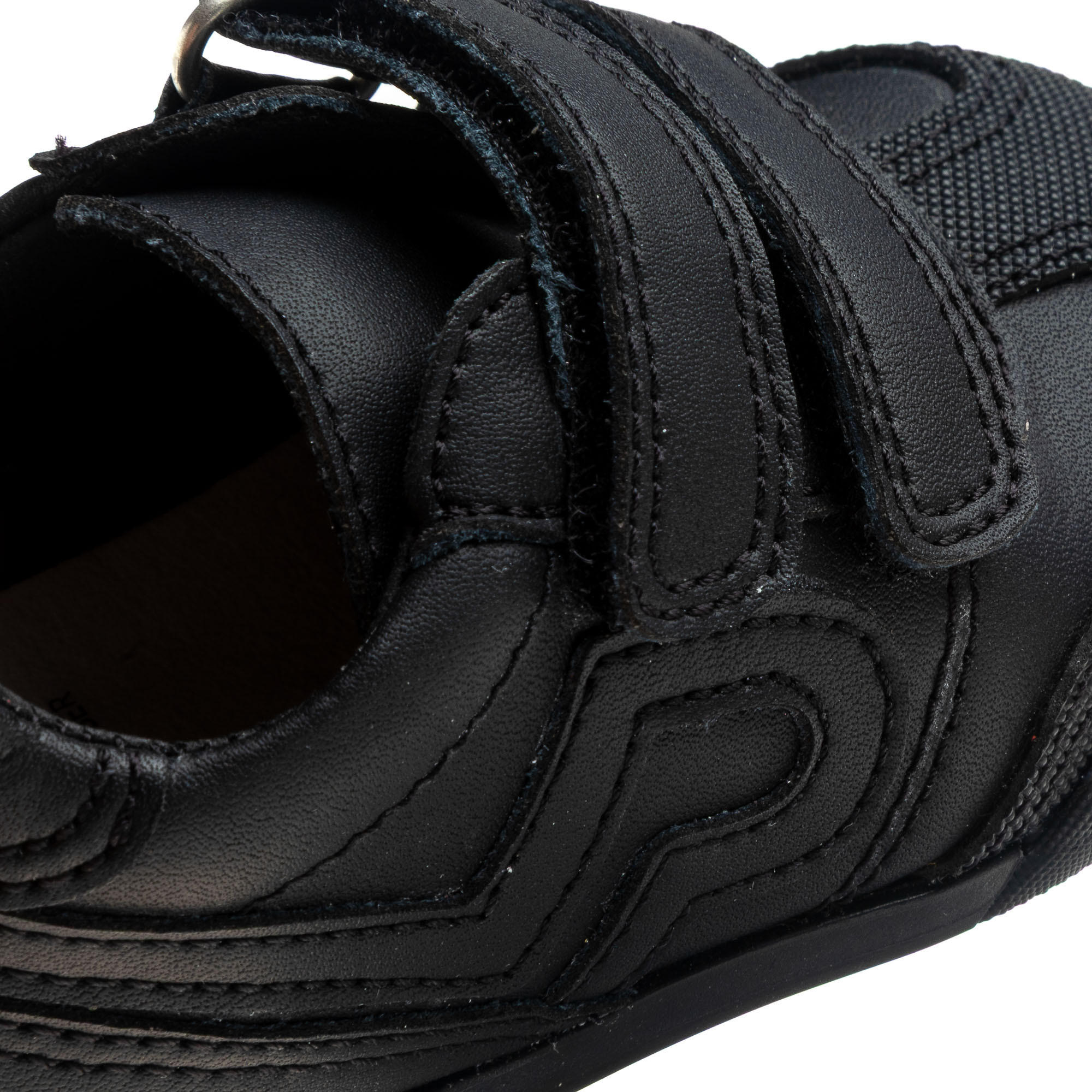 Pablosky Girls Panelled Hook & Loop School Shoes-girls-shoes-sneakers-image-6
