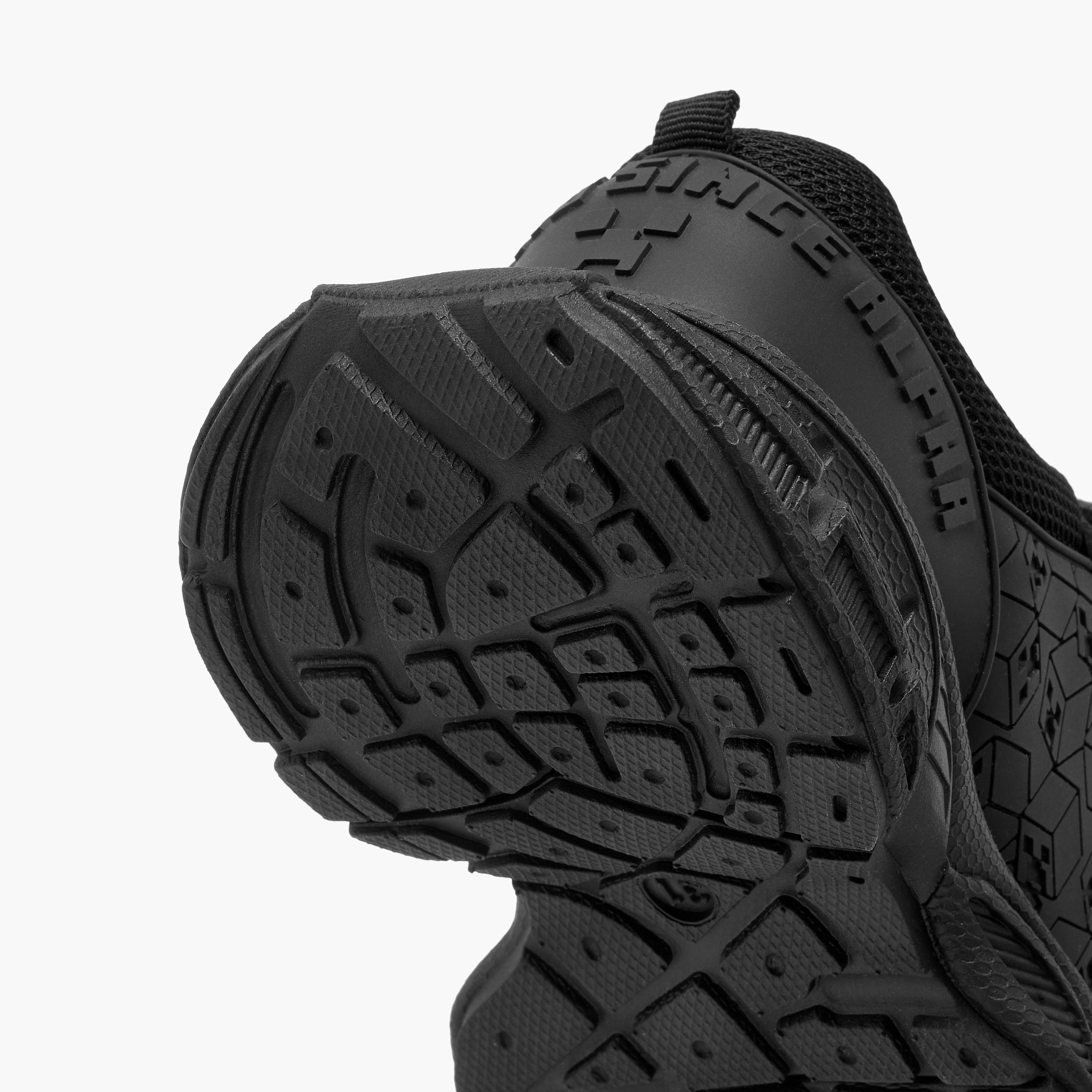 Minecraft Logo Embossed School Shoes with Hook and Loop Closure-boys-shoes-schoolshoes-image-5