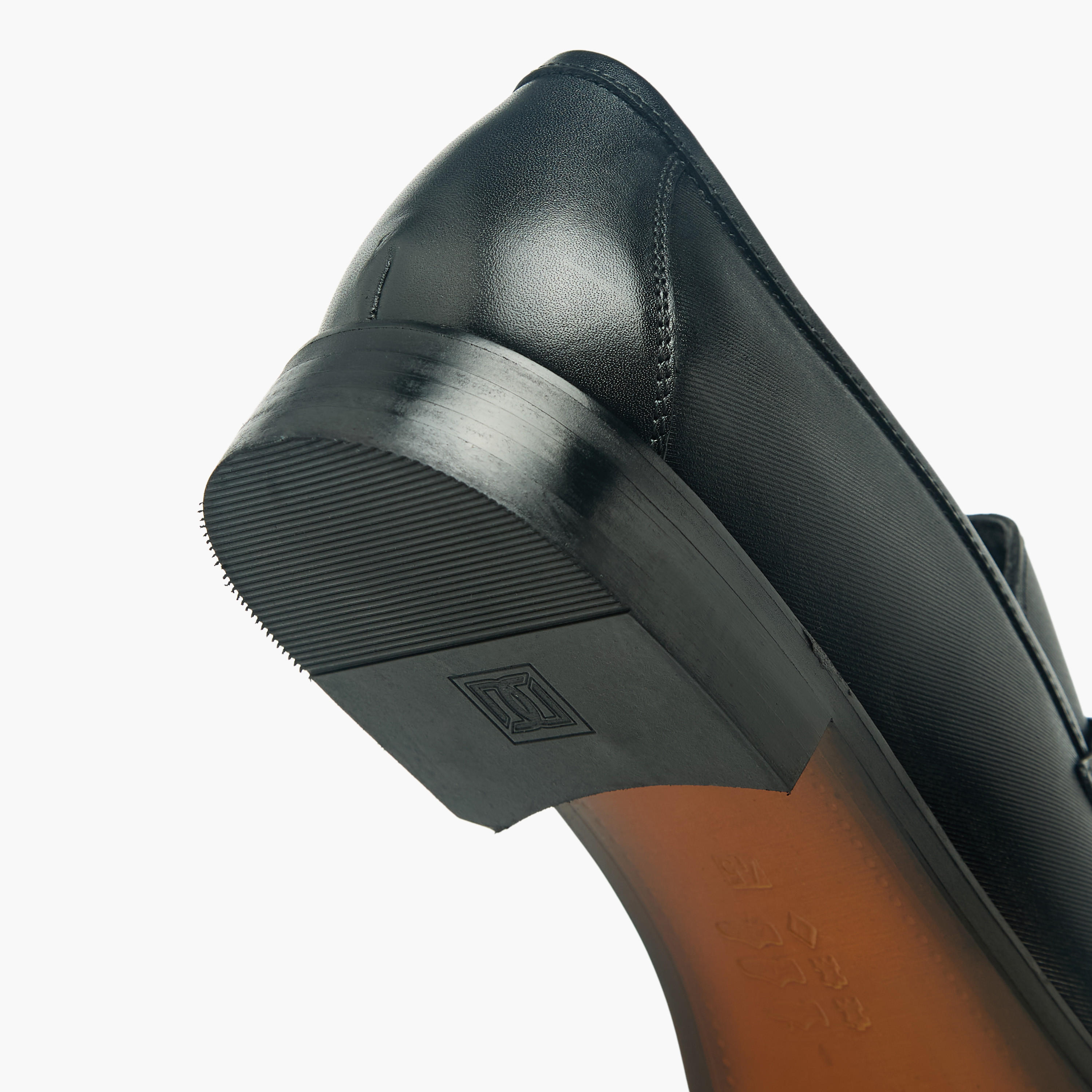 Duchini Men Textured Genuine Leather Loafers-men-shoes-loafersandmoccasins-image-5