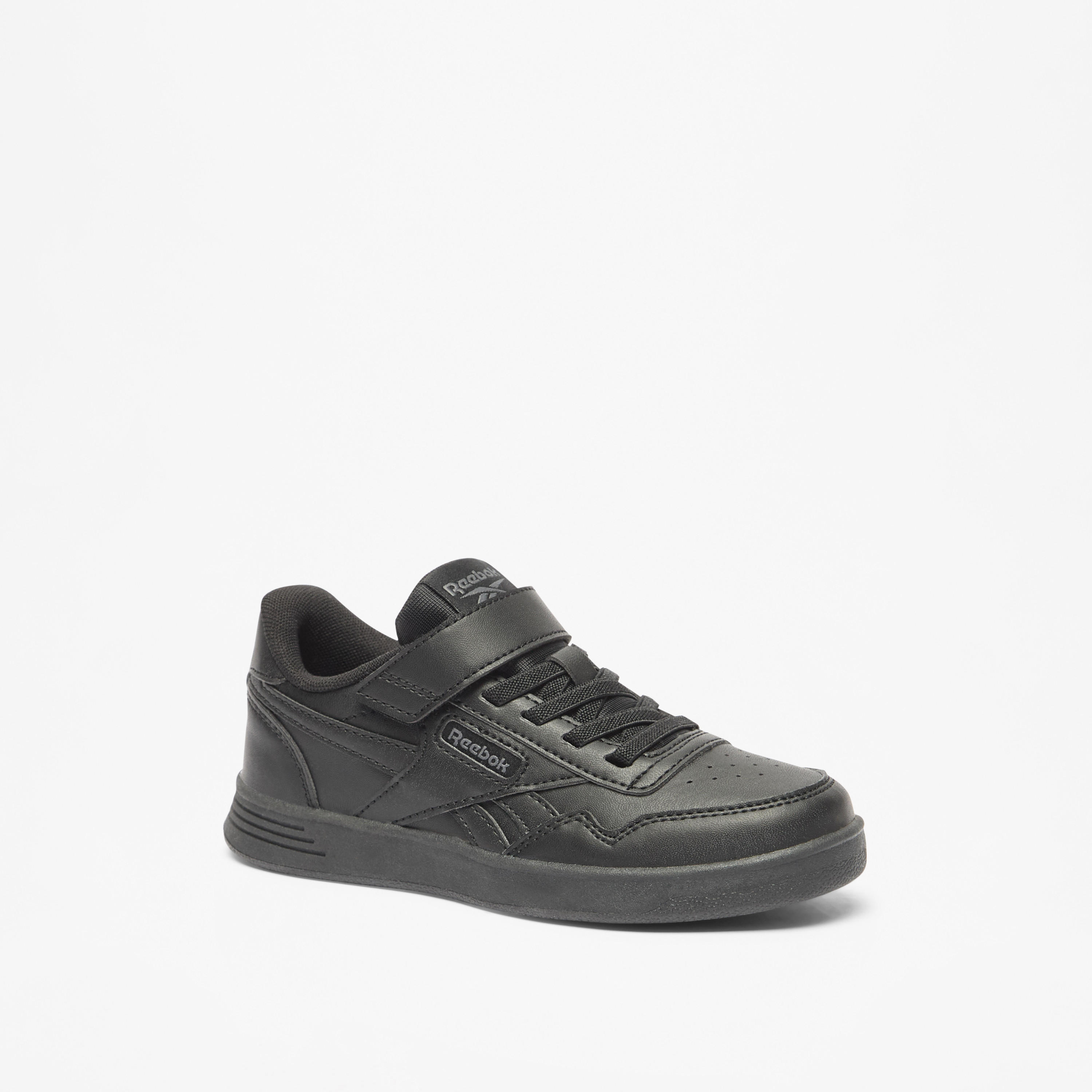 حذاء رياضي بشريط إغلاق لاصق وتفاصيل الشعار للأطفال من ريبوك - COURT ADVANCE-sports-boys-shoes-image-1