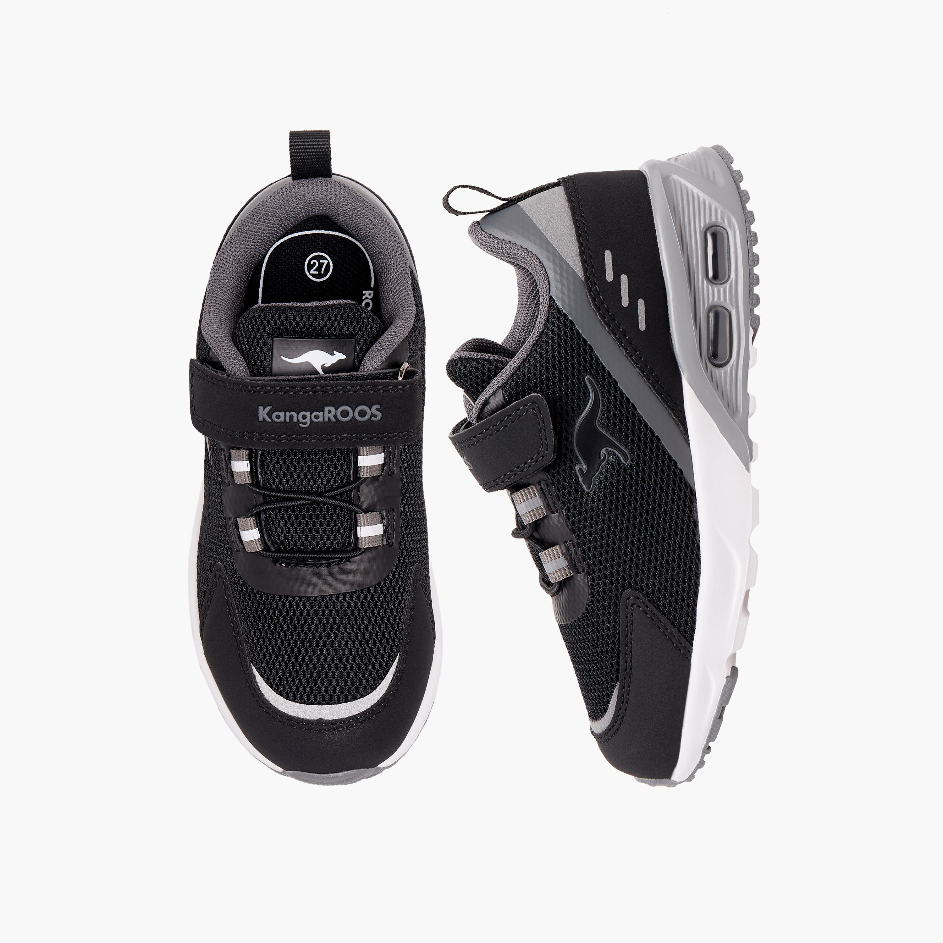 KangaROOS Boys Hook & Loop Sports Shoes-sports-boys-shoes-image-1