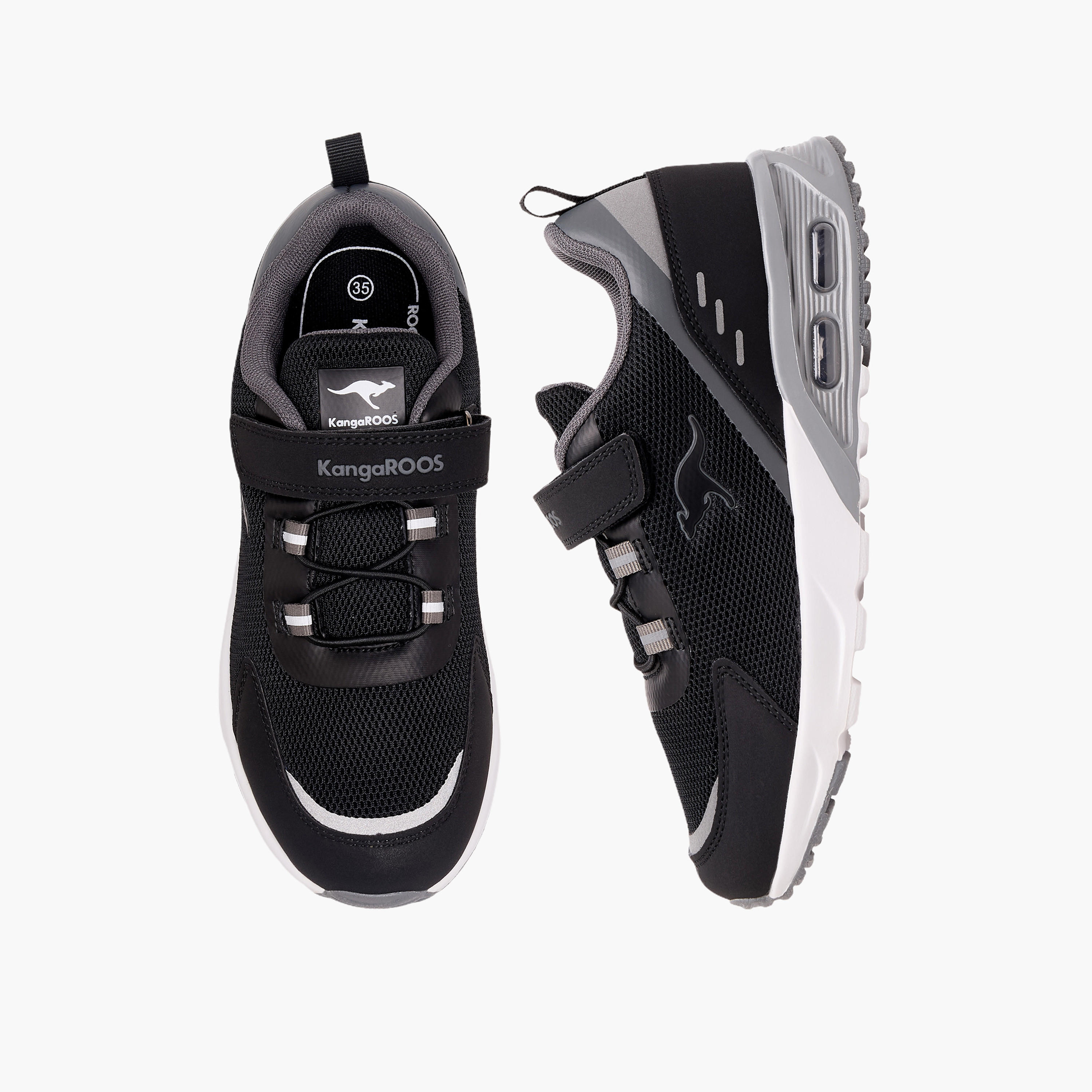 KangaROOS Boys Hook & Loop Sports Shoes-sports-boys-shoes-image-1