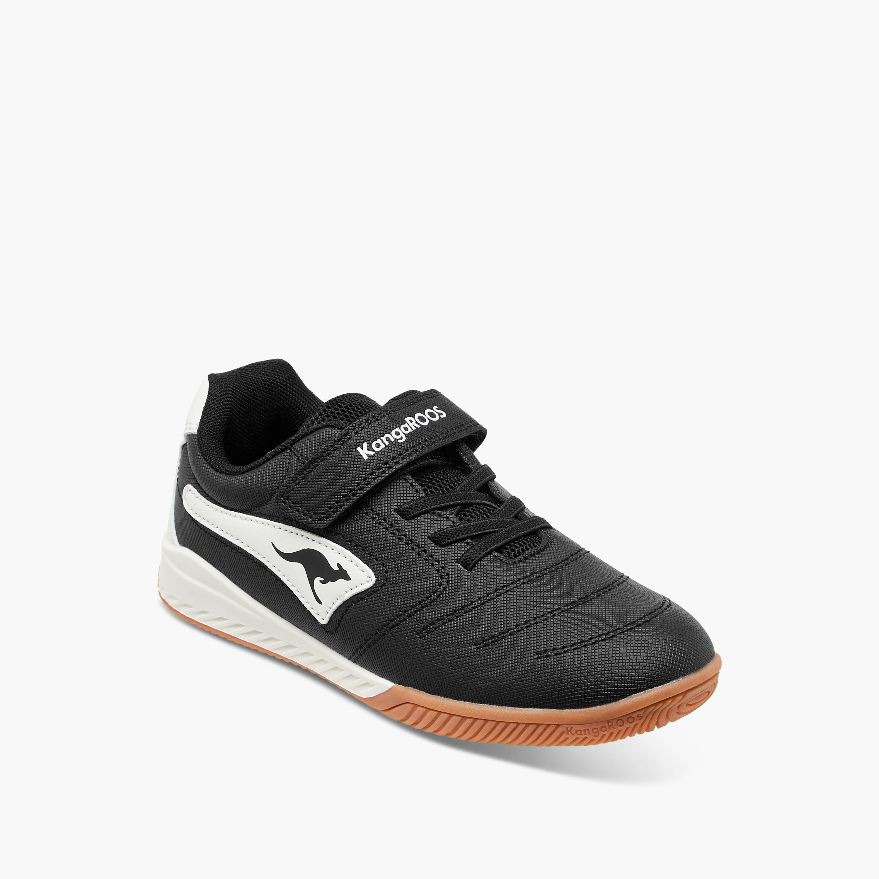 حذاء سنيكرز بشريط إغلاق لاصق وزخارف شعار للأولاد من كانجاروز-boys-shoes-sneakers-image-2